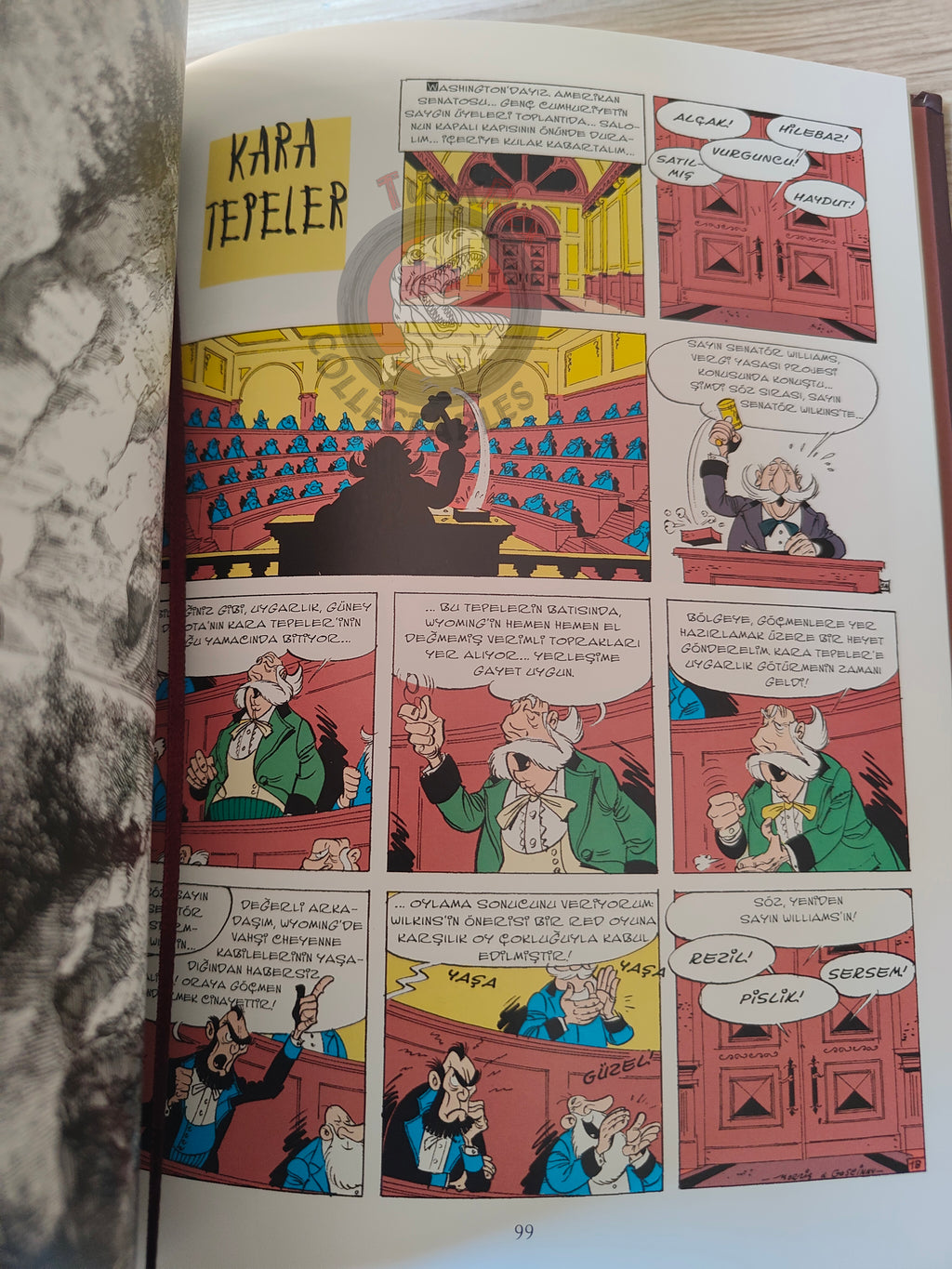 Lucky Luke – L'integrale #7 Turkish Comic Turkey Les Rivaux de Painful Gulch