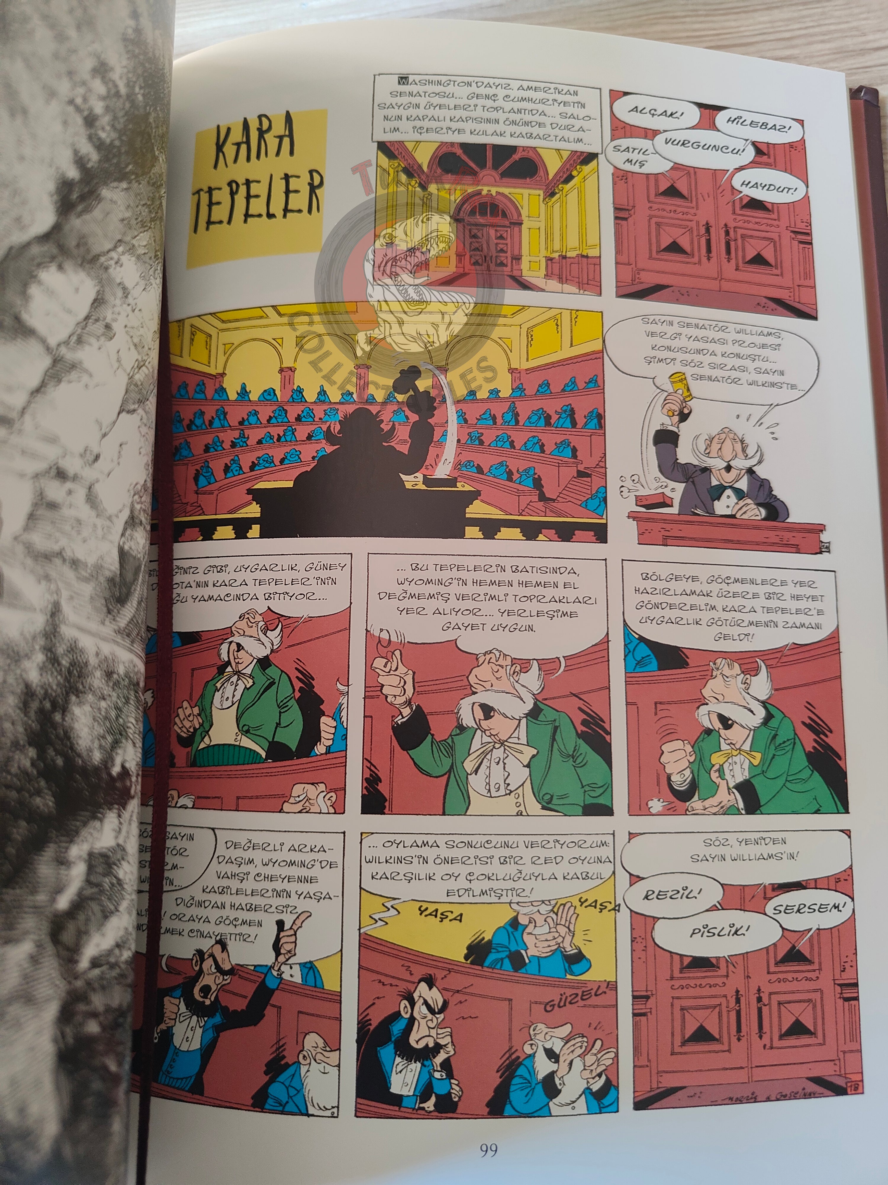Lucky Luke – L'integrale #7 Turkish Comic Turkey Les Rivaux de Painful Gulch