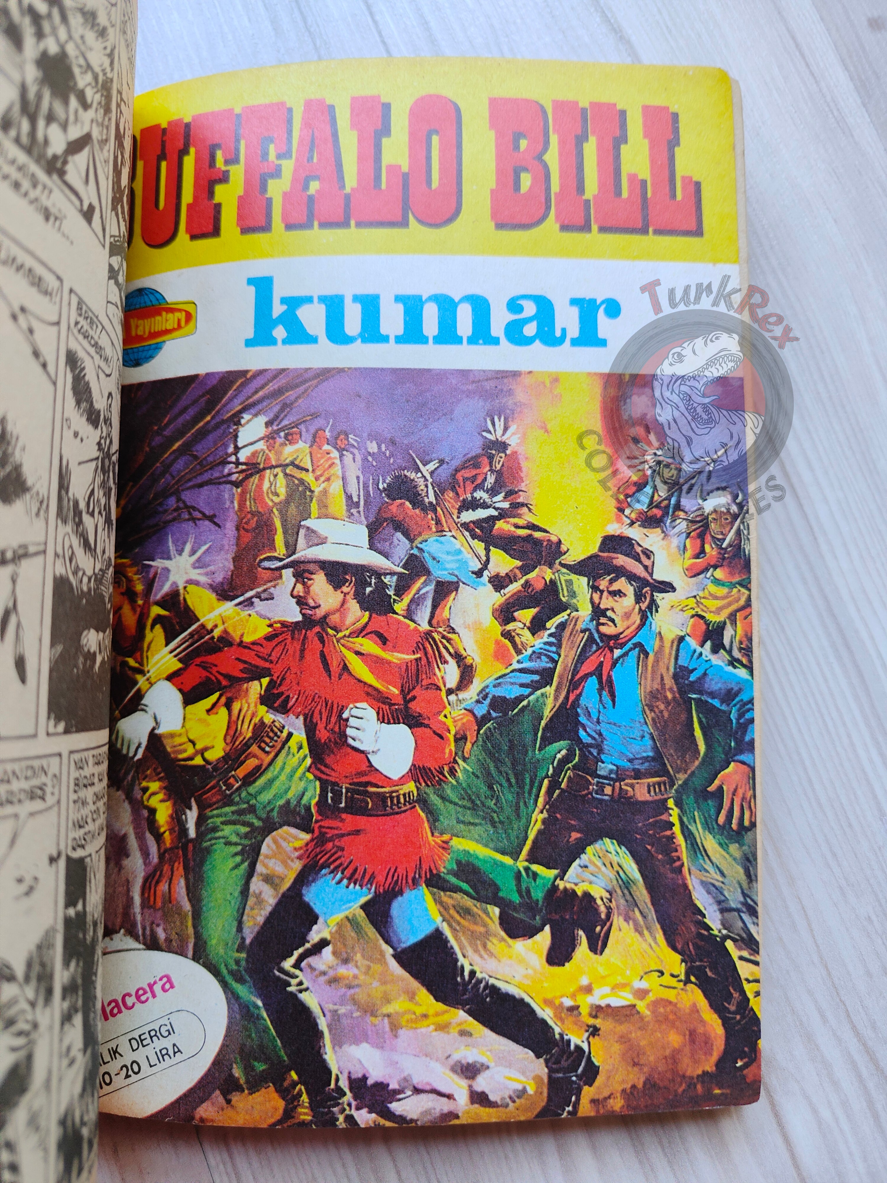 Buffalo Bill  –  Volume  #5 1981 Turkish Comic Turkey Geronimo Zorro