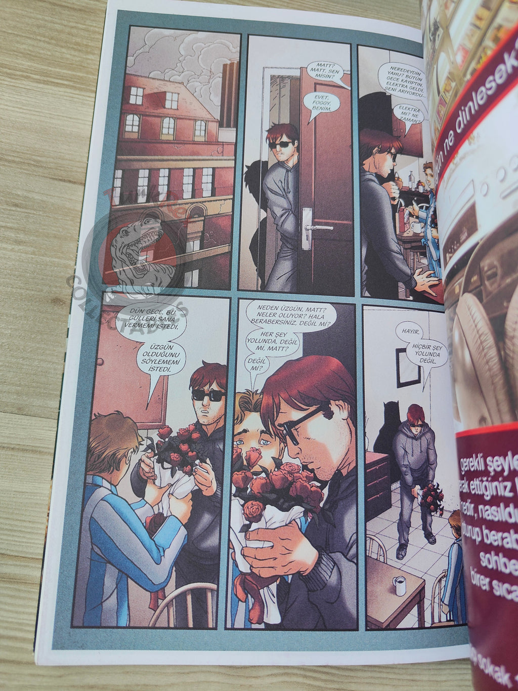 Ultimate Daredevil & Elektra #1 Turkish Comic Turkey with poster