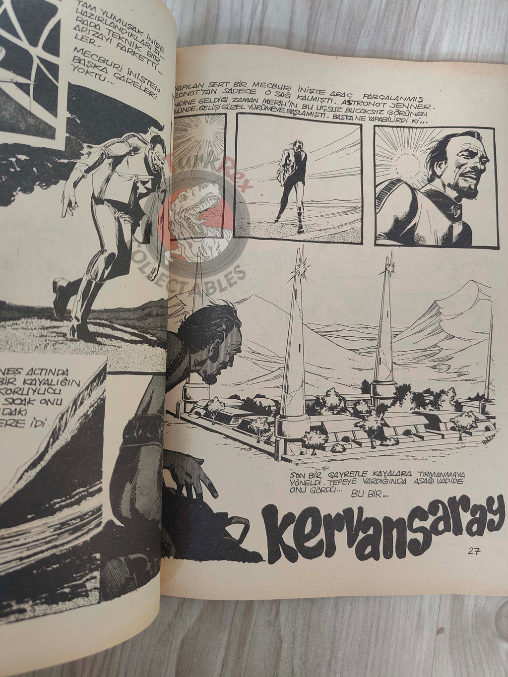 Vampirella #26 1977 Turkish Comic Turkey Warren Publishing cover #59 Space 1999