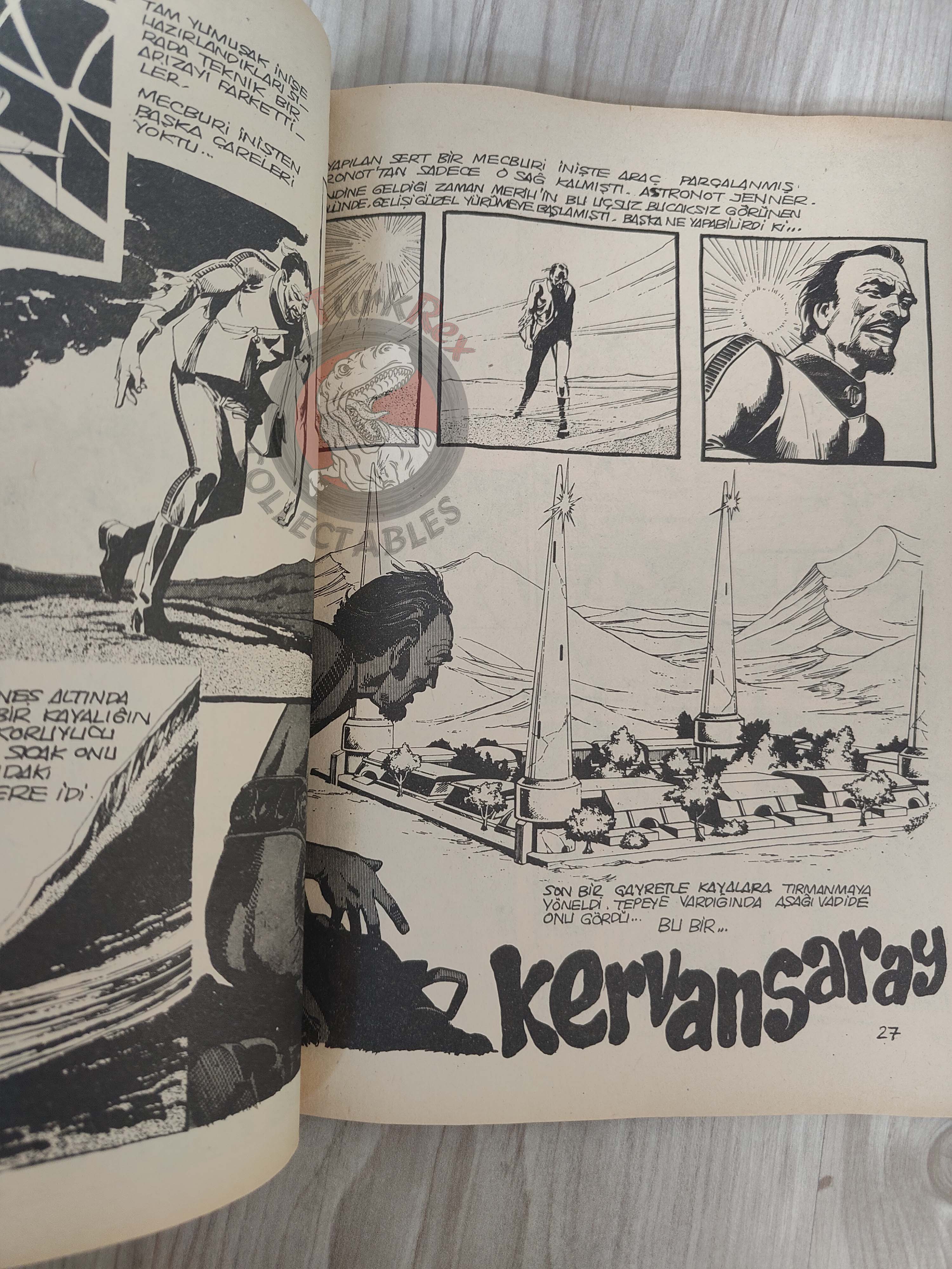 Vampirella #26 1977 Turkish Comic Turkey Warren Publishing cover #59 Space 1999