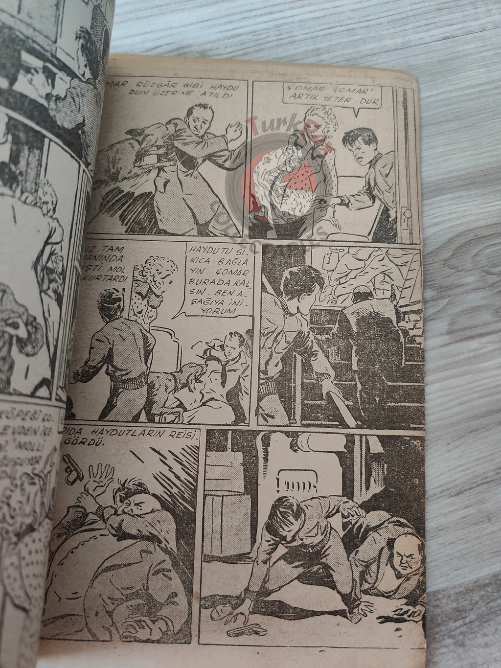 1001 Roman 1943 Radio Patrol Charles Schmidt Turkish Comic Mag Turkey