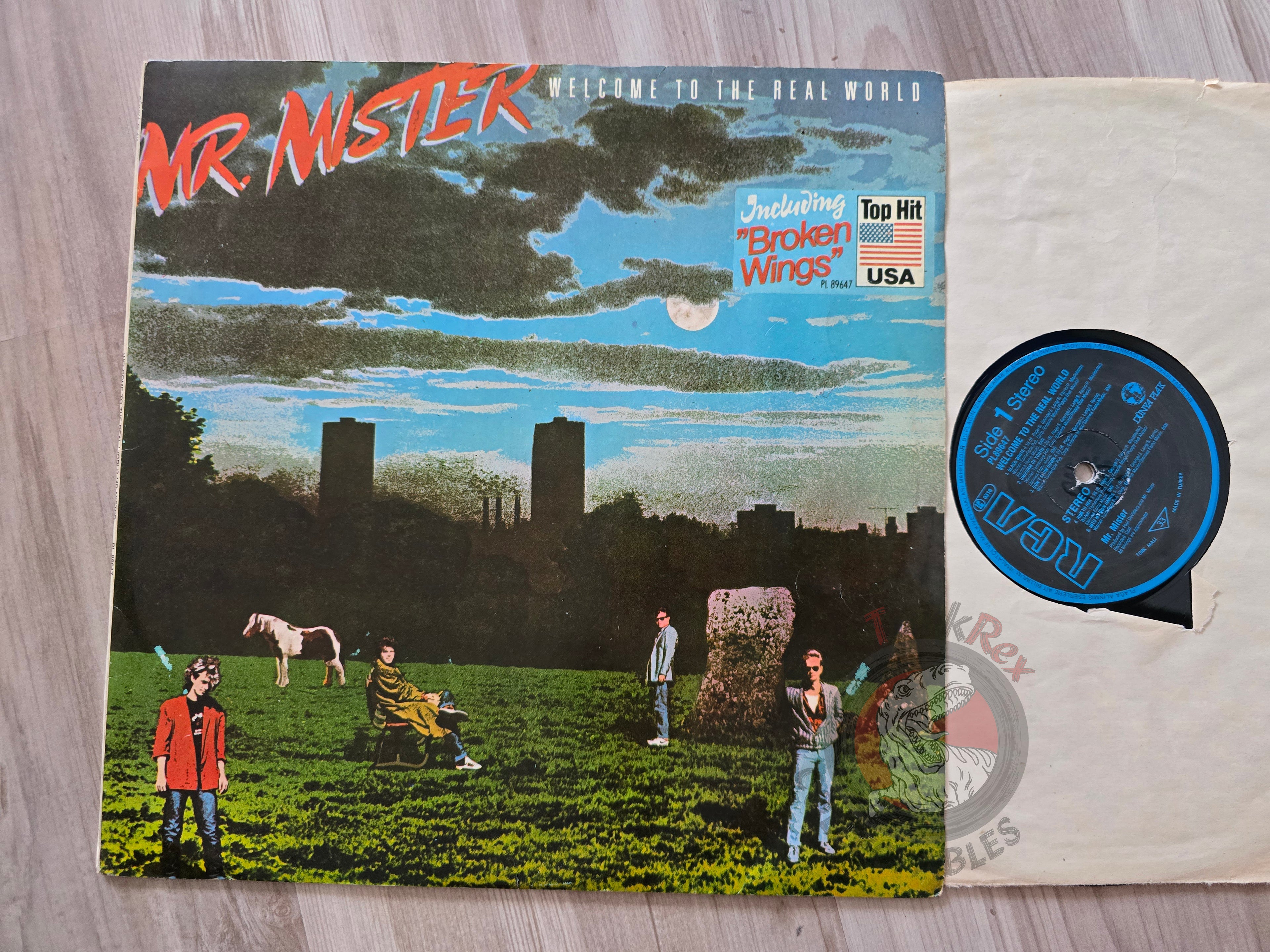 Mr. Mister – Welcome To The Real World Turkish Pressing Vinyl Turkey Edition