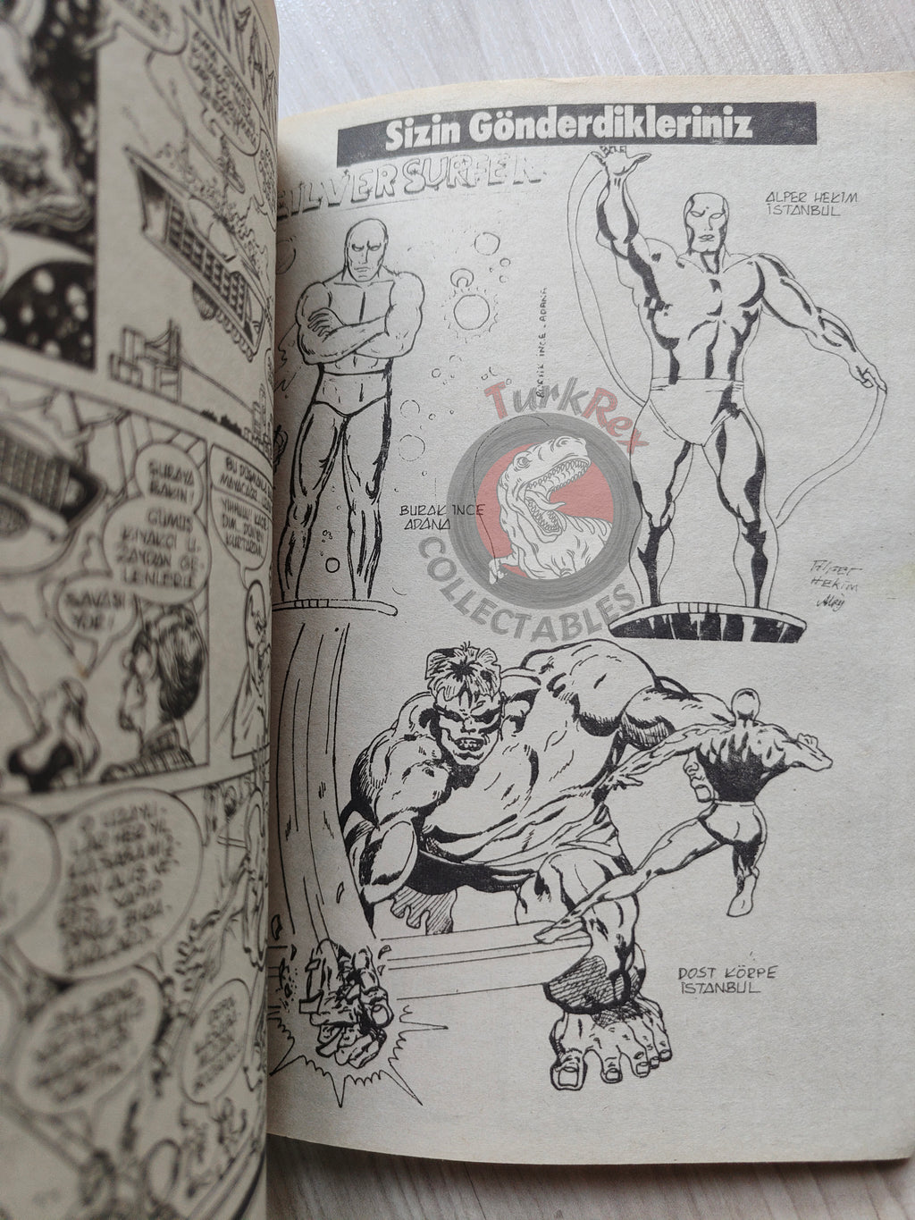 Silver Surfer Vol #3 1988 Turkish Comic Turkey #6 #7 #8 #9 #10 What If? #43
