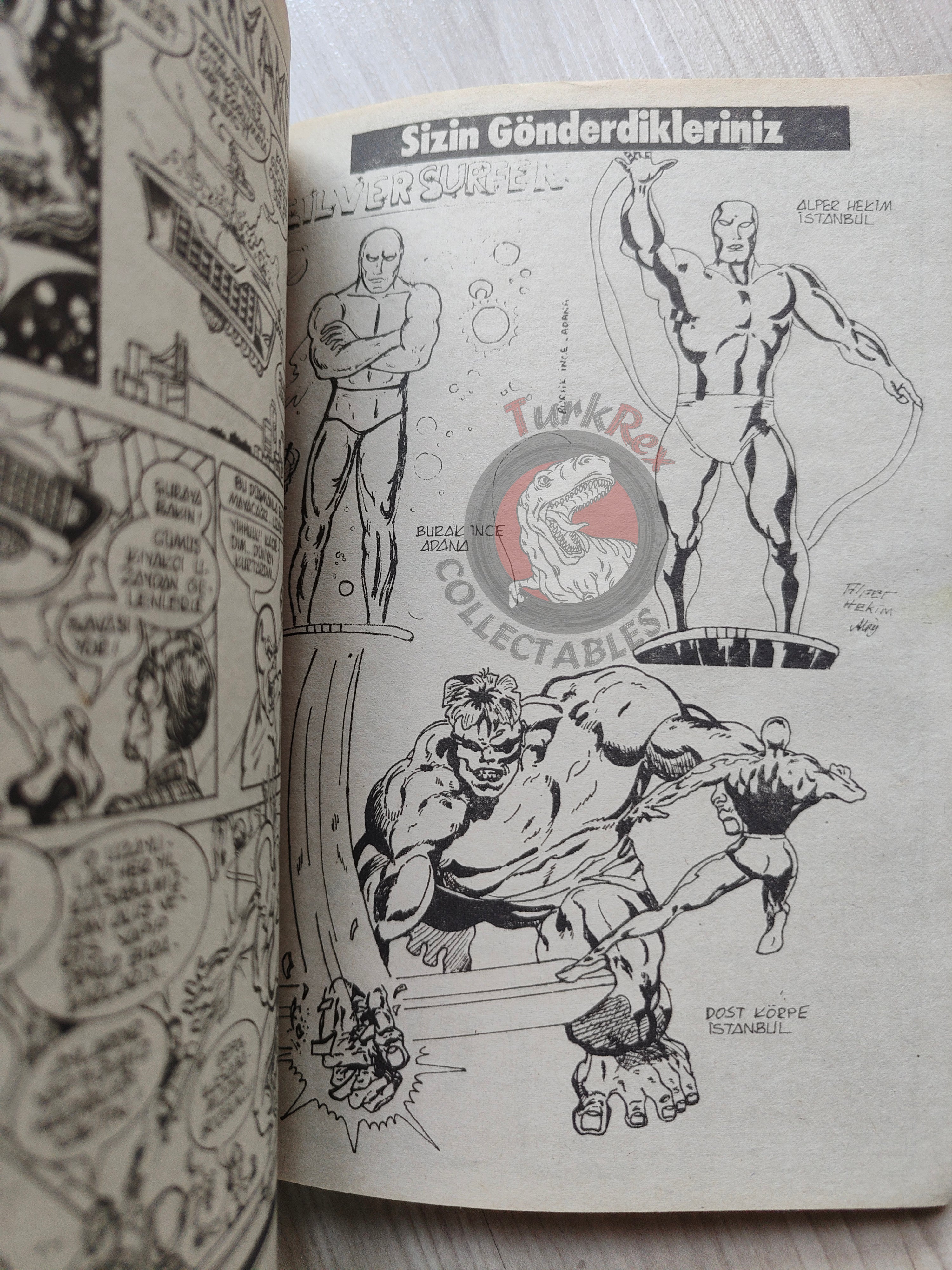 Silver Surfer Vol #3 1988 Turkish Comic Turkey #6 #7 #8 #9 #10 What If? #43