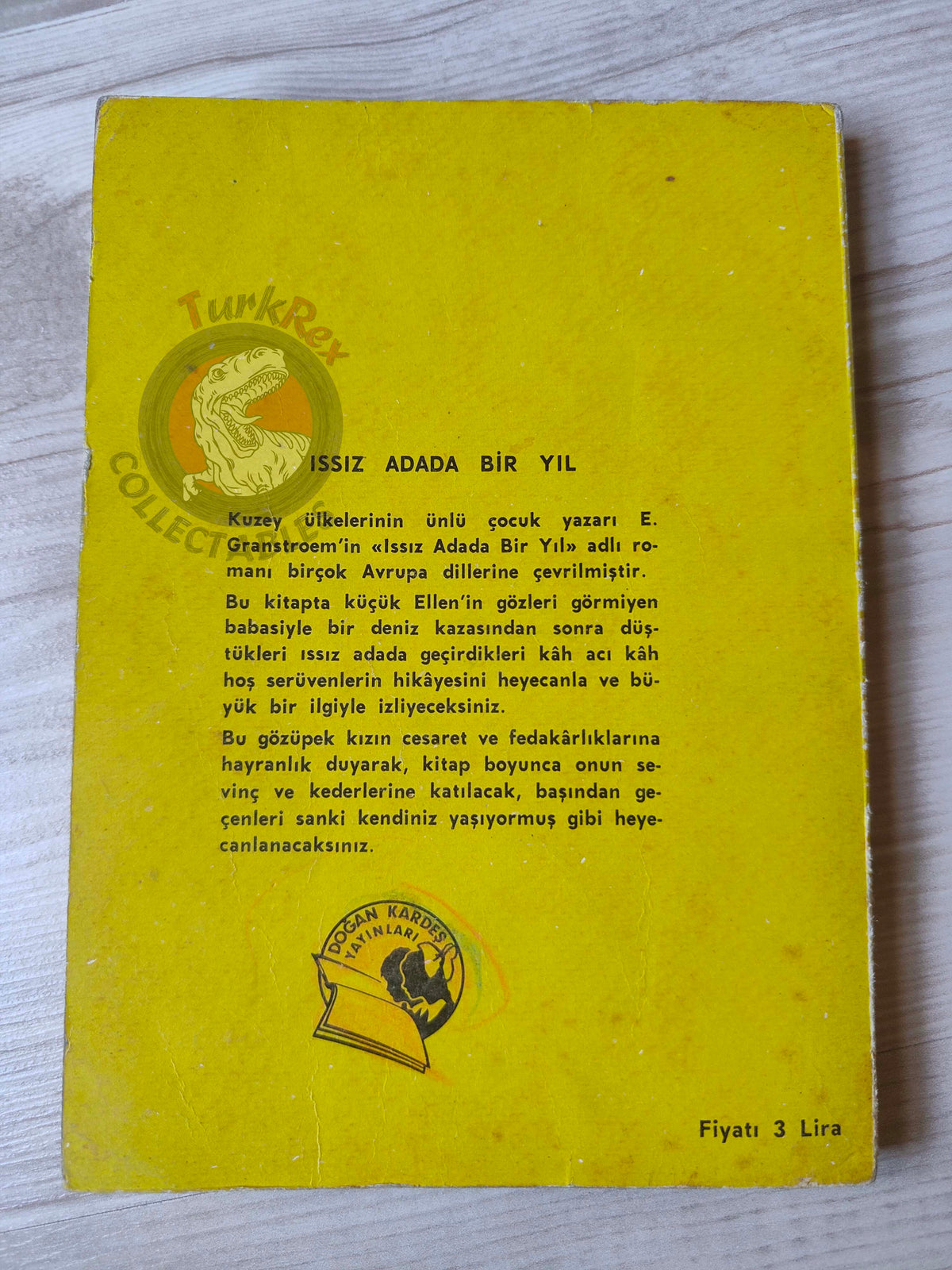 Elena Eduardovna Granstrem – A Year on a Desert Island 1964 Turkish Book Turkey Illustrated