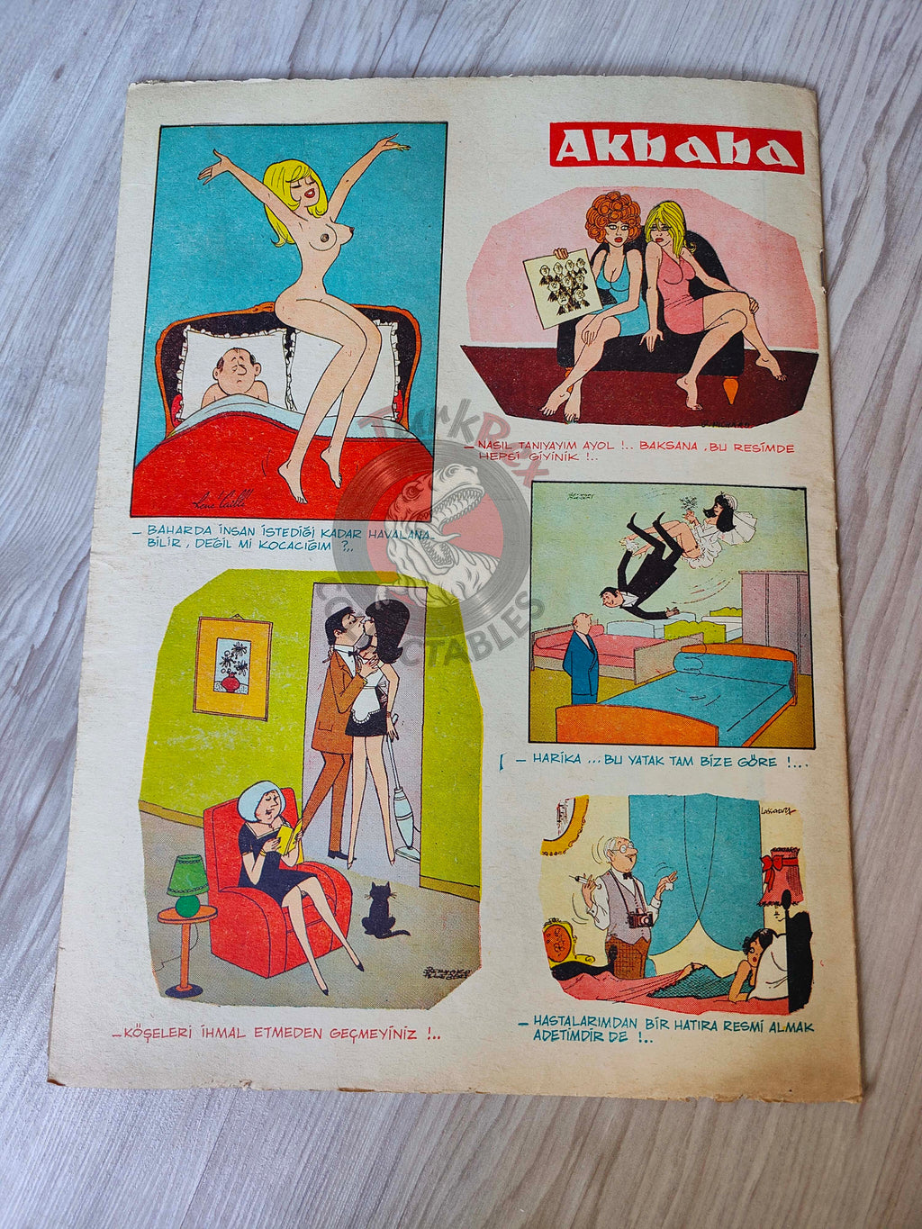 Akbaba 1969 A Space Summit: Nixon and Kosygin Turkish Magazine Turkey Moon Apollo