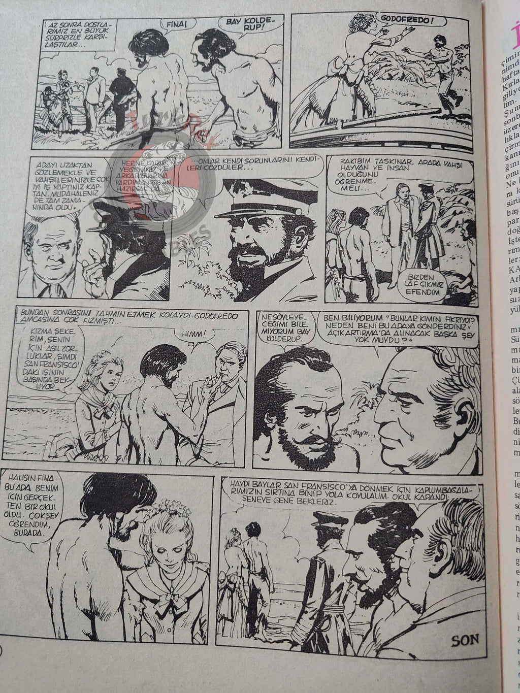 Milliyet Çocuk #40 1979 Turkish Comic Turkey Joyas Literarias Juveniles #108 Jules Verne