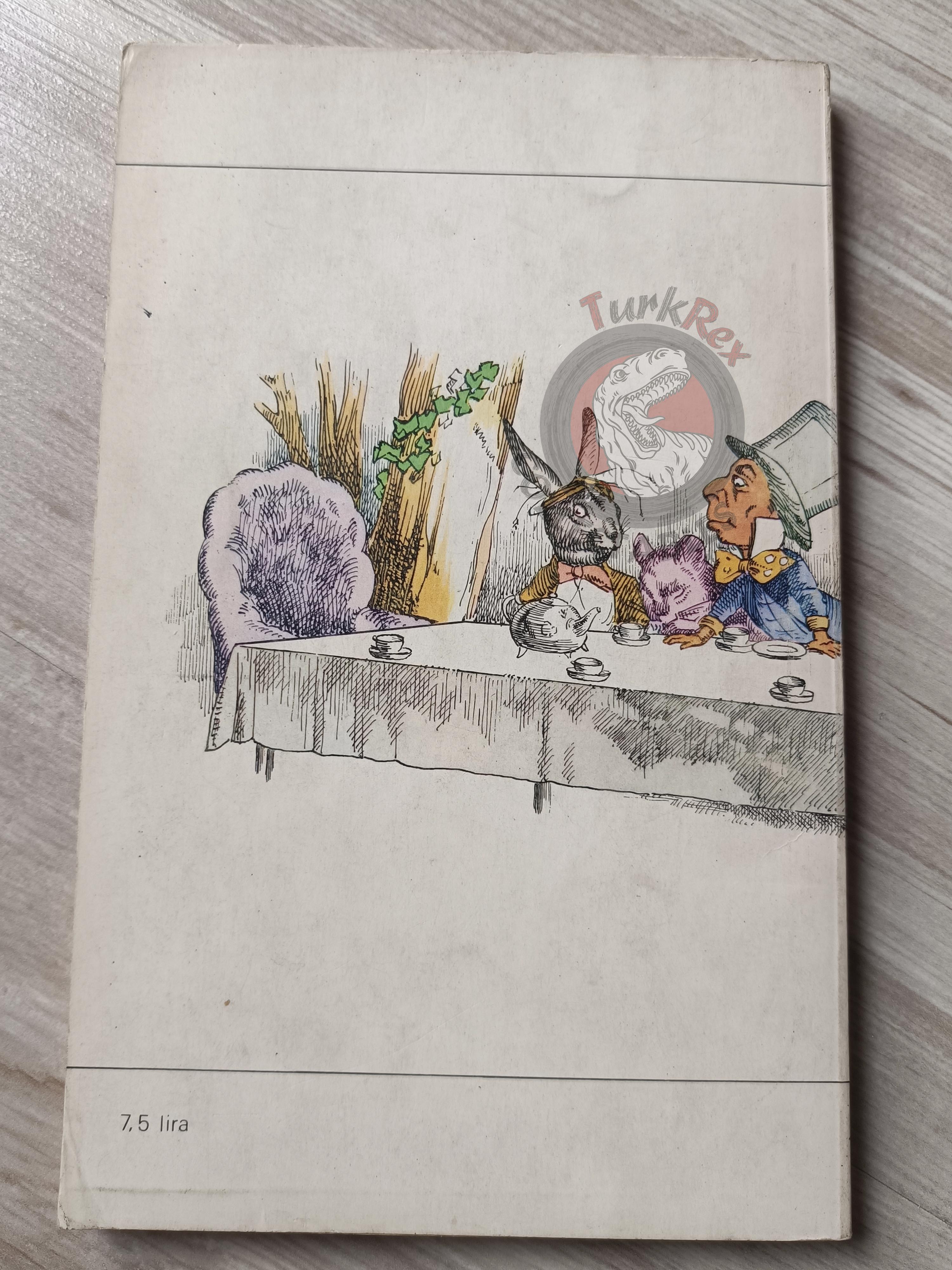 Lewis Carroll – Alice in Wonderland 1969 Turkish Book Turkey Illustrated John Tenniel