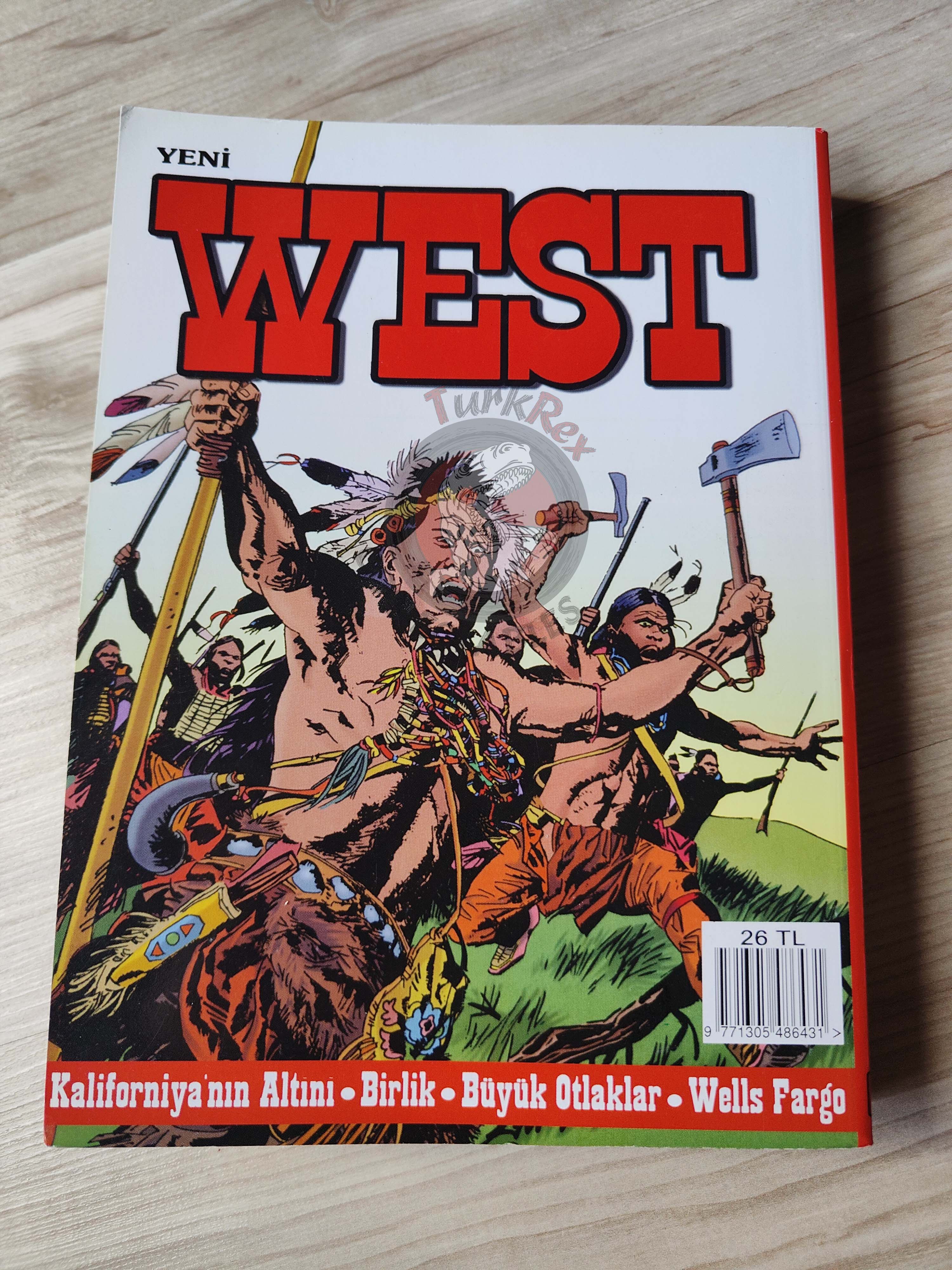 Storia del West Vol #3 L’oro della California Turkish Comic Turkey #9 #10 #11 #12