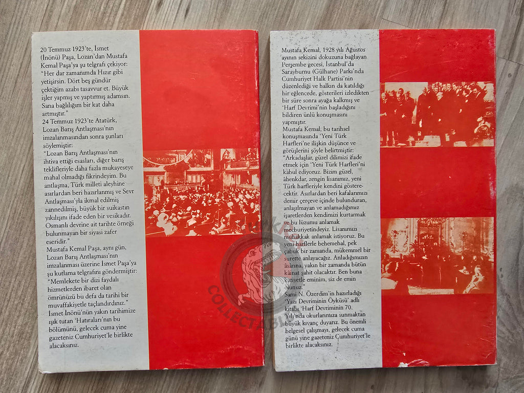 Memoirs of İsmet İnönü: The Treaty of Lausanne 1998 Turkish Book Turkey