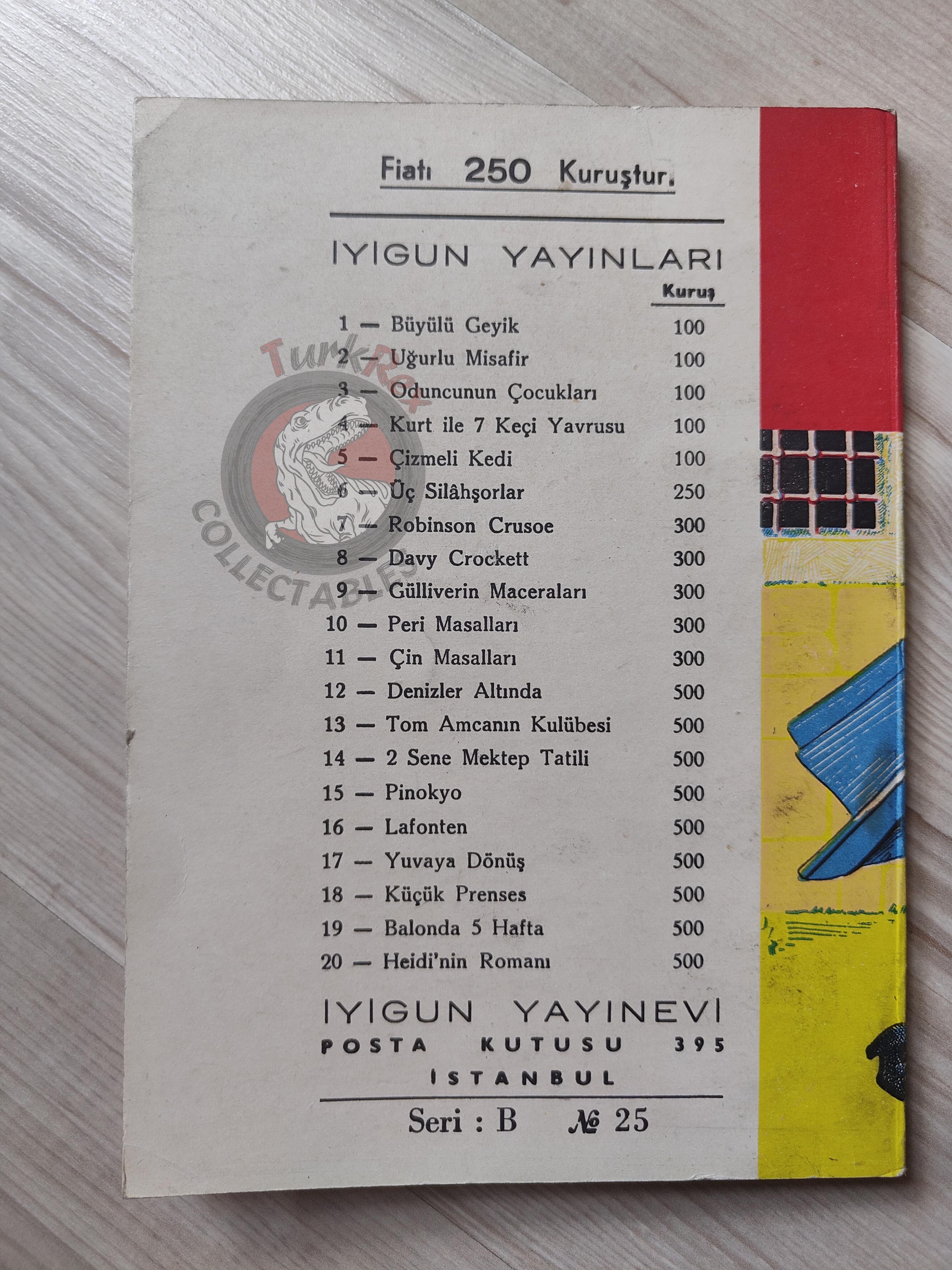 Alexandre Dumas – The Three Musketeers 1961 Turkish Book Turkey Illustrated