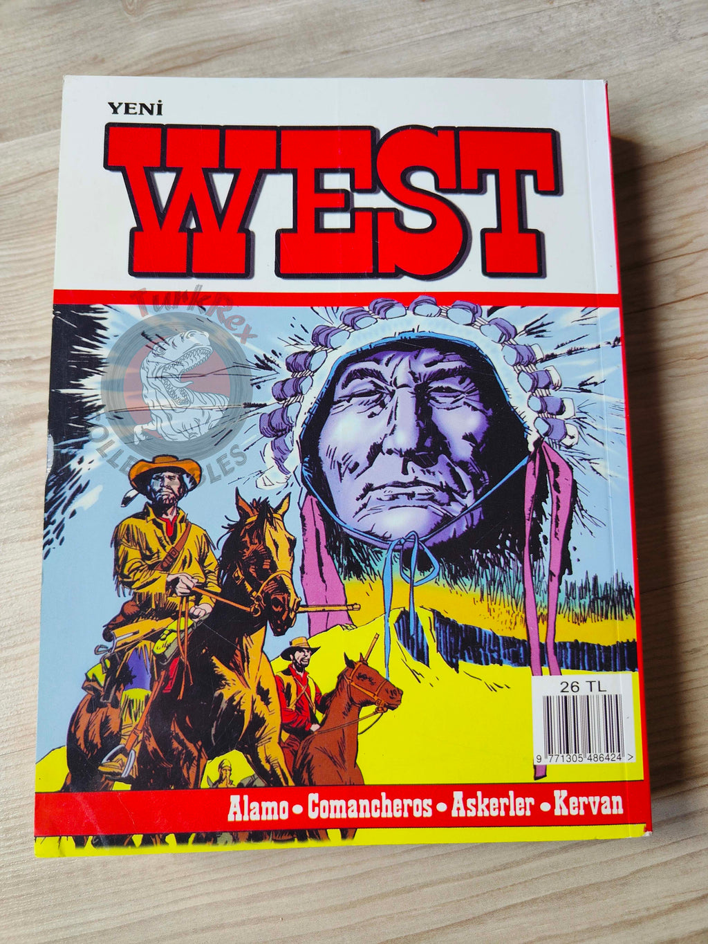 Storia del West Vol #2 Alamo Turkish Comic Turkey #5 #6 #7 #8