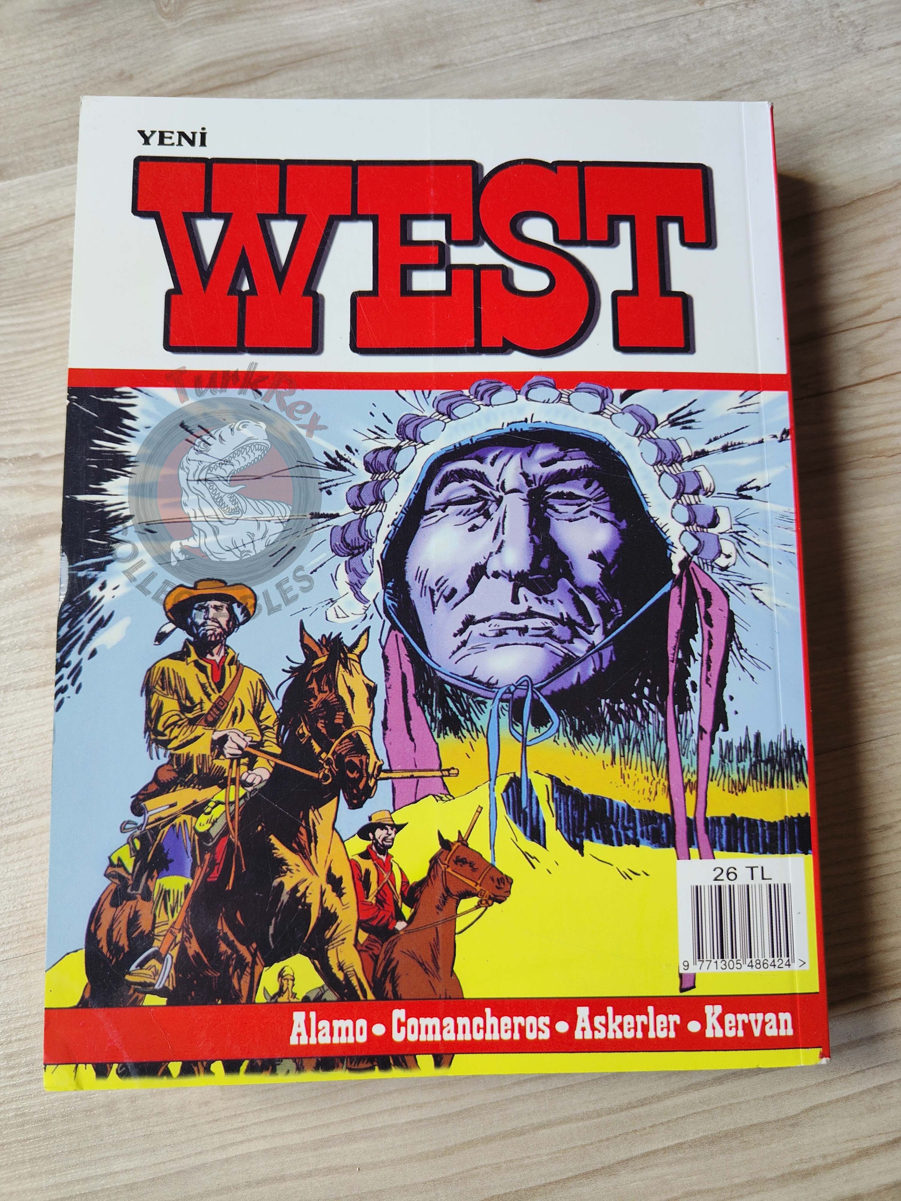 Storia del West Vol #2 Alamo Turkish Comic Turkey #5 #6 #7 #8