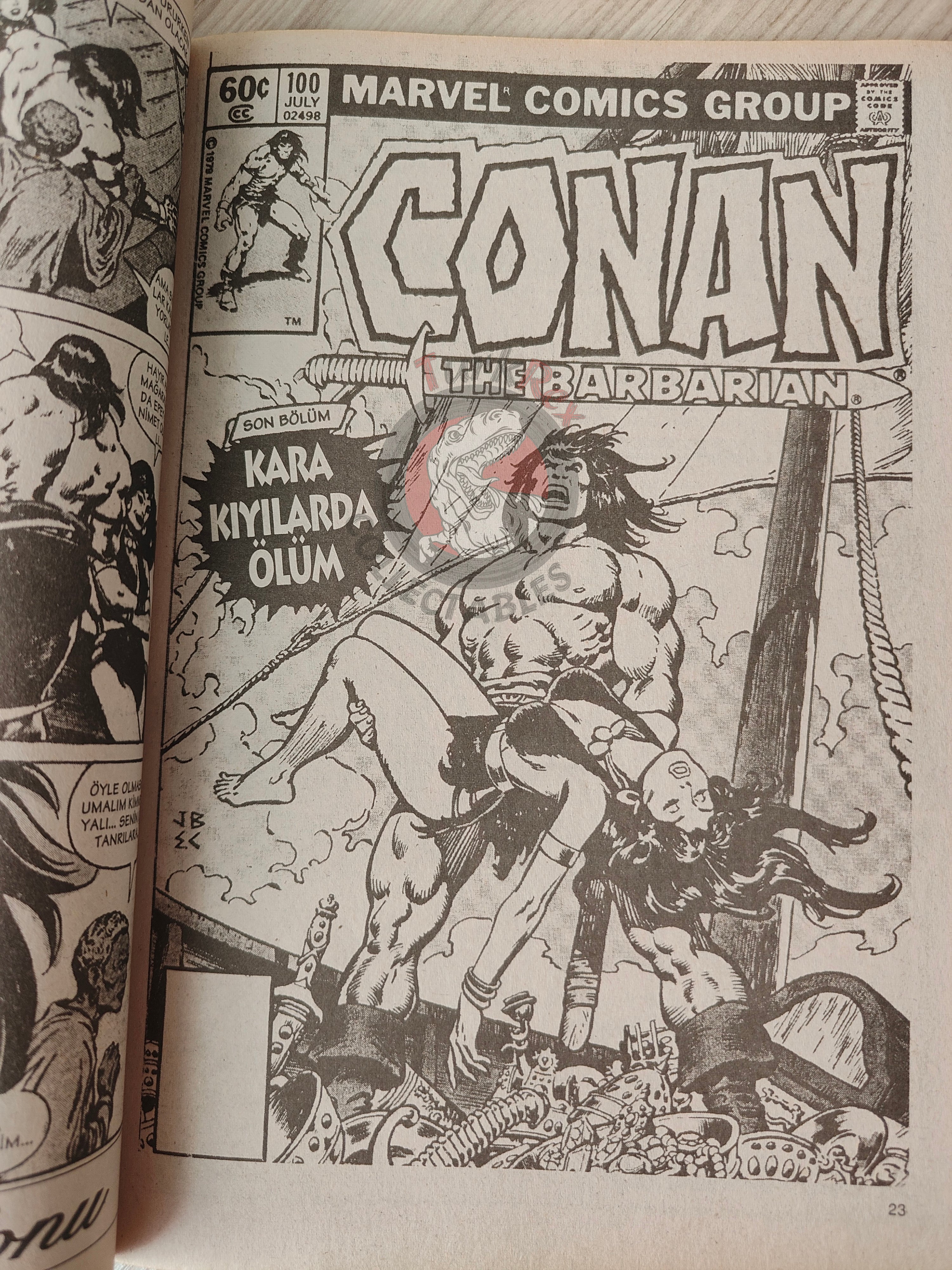Conan The Barbarian #12 2001 Turkish Comic Turkey #99 #100 Kull Of Atlantis #1