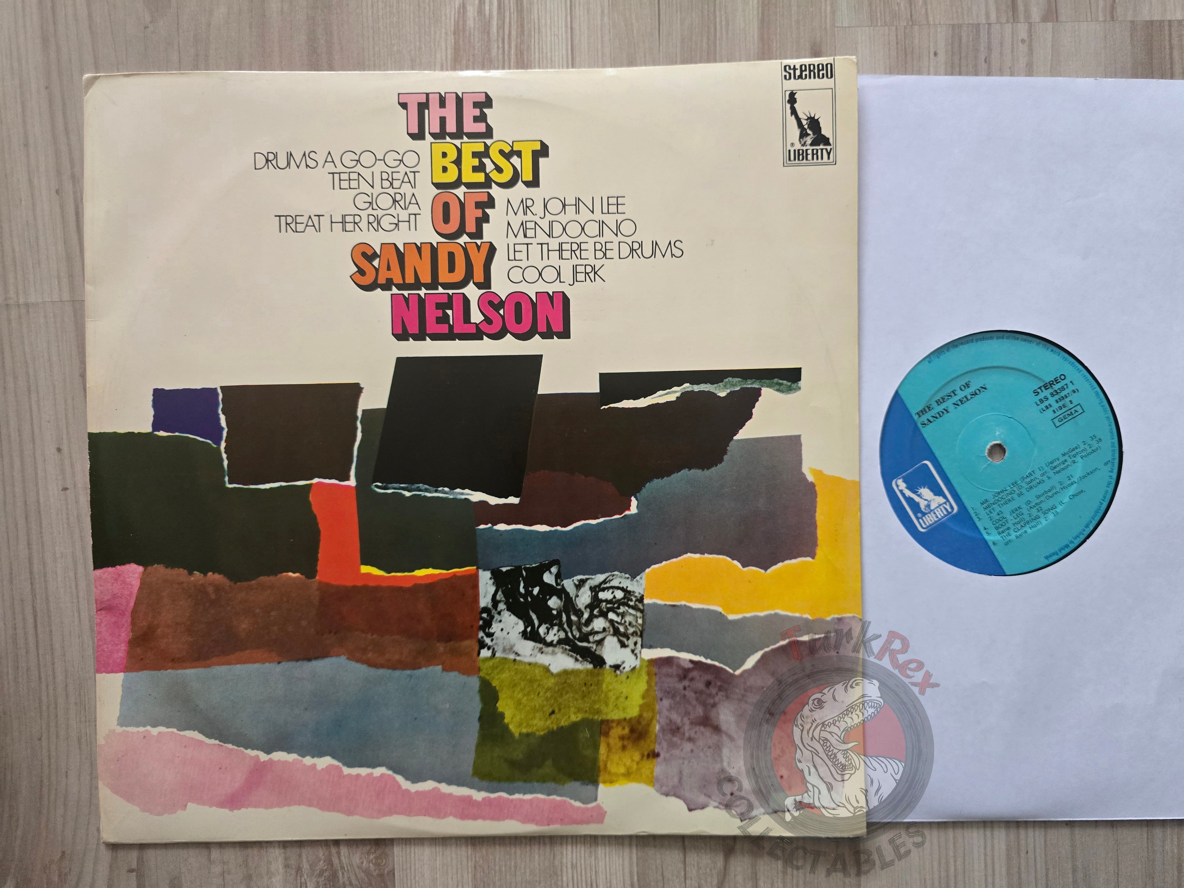 Sandy Nelson – The Best Of Sandy Nelson Turkish Pressing Vinyl Turkey Edition