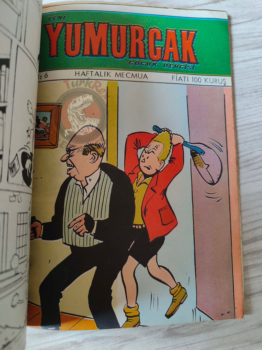 Blondin et Cirage - Le nègre blanc 1970 Turkish Comic Turkey Jijé Yumurcak Mag #2