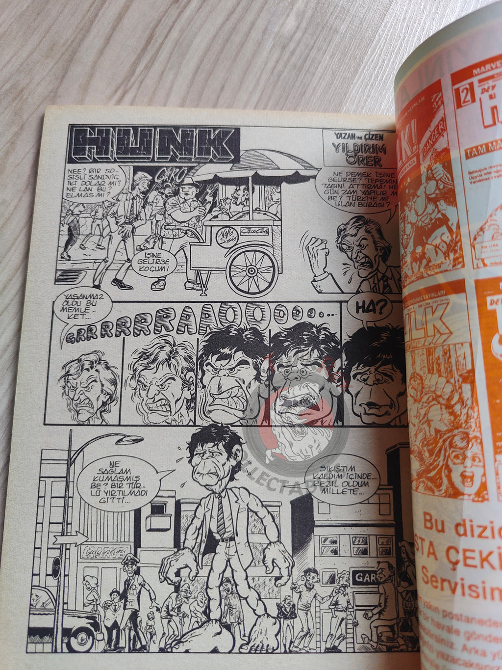 Hulk #5 1987 Turkish Comic Turkey cover #22 #132