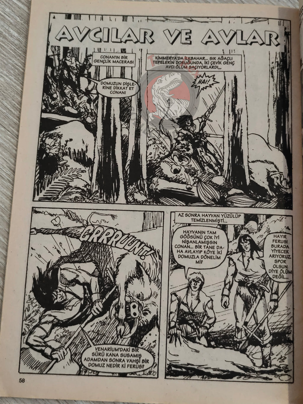 Conan #21 The Savage Sword of Conan #36 Turkish Comic Turkey