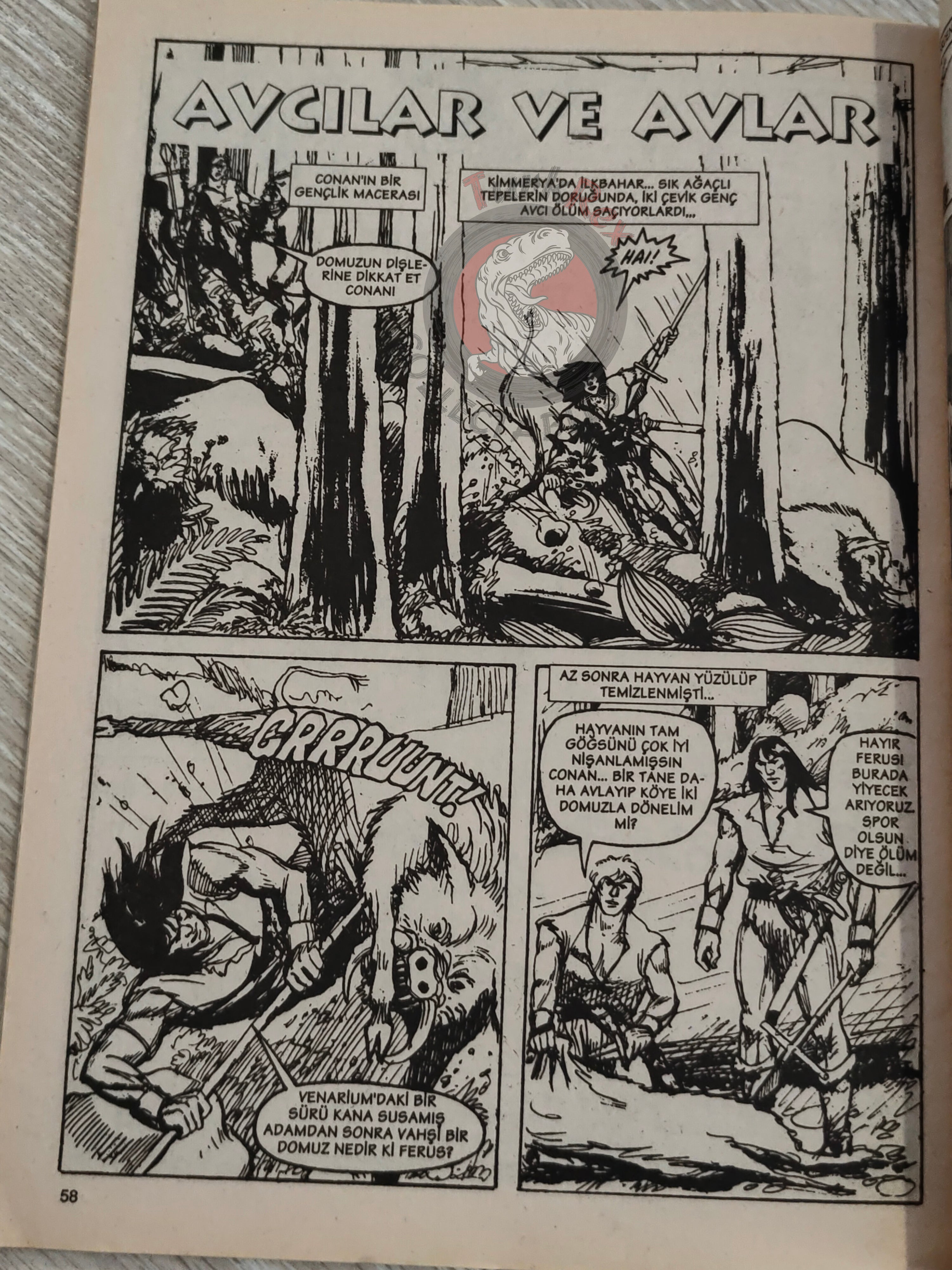 Conan #21 The Savage Sword of Conan #36 Turkish Comic Turkey
