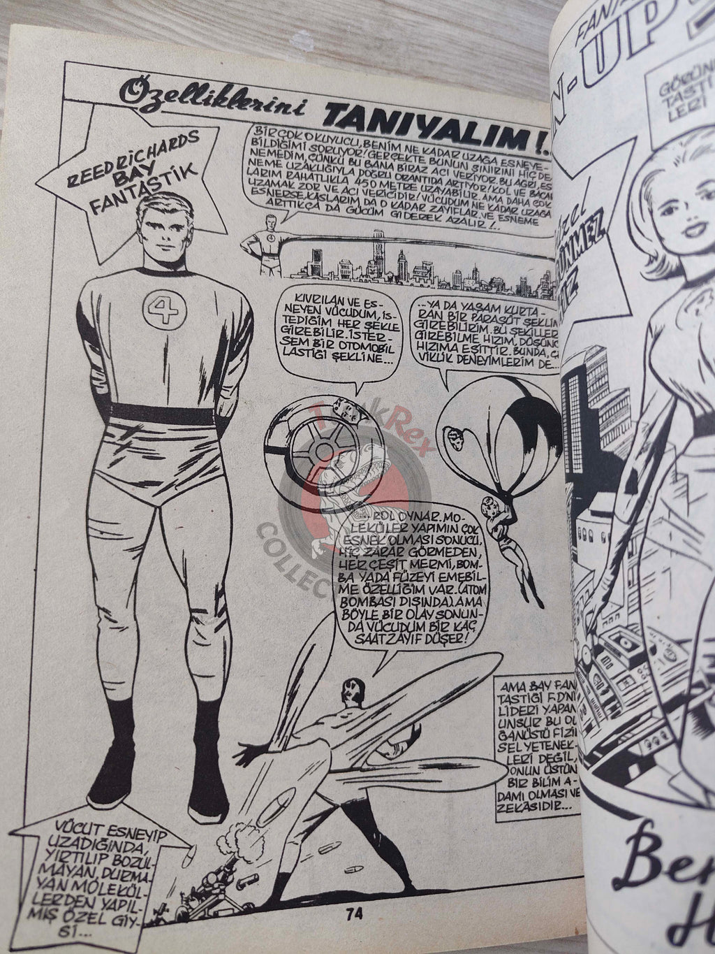 Fantastic Four #1 1988 Turkish Comic Turkey #190 #191 #192 #193