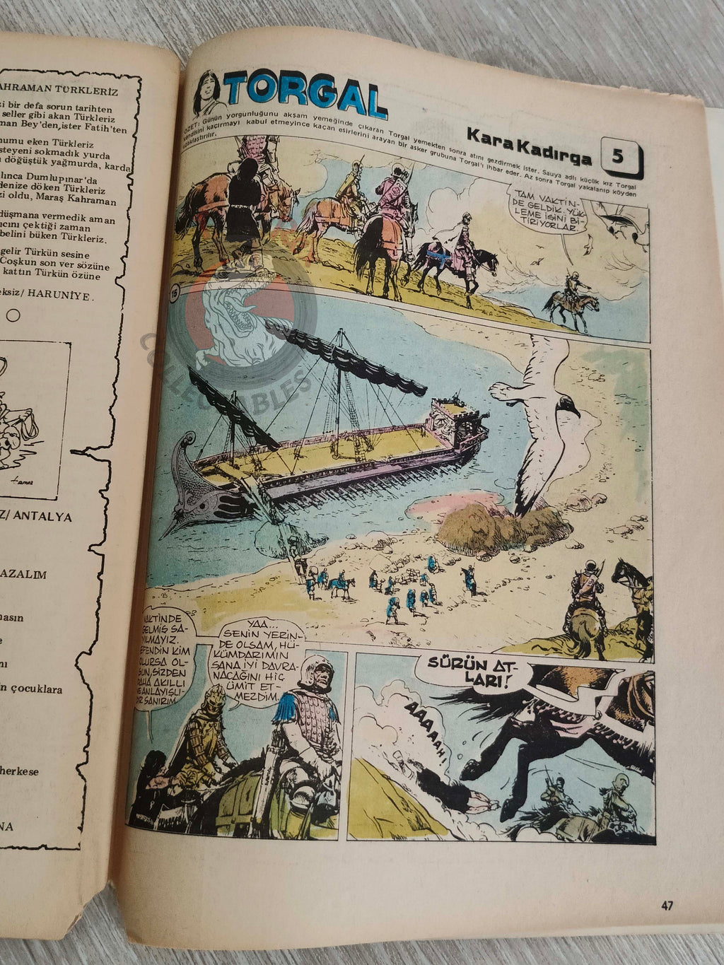 Tercüman Çocuk #33 1982 Turkish Comic Turkey Superman Star Wars #26 The Flintstones Thorgal