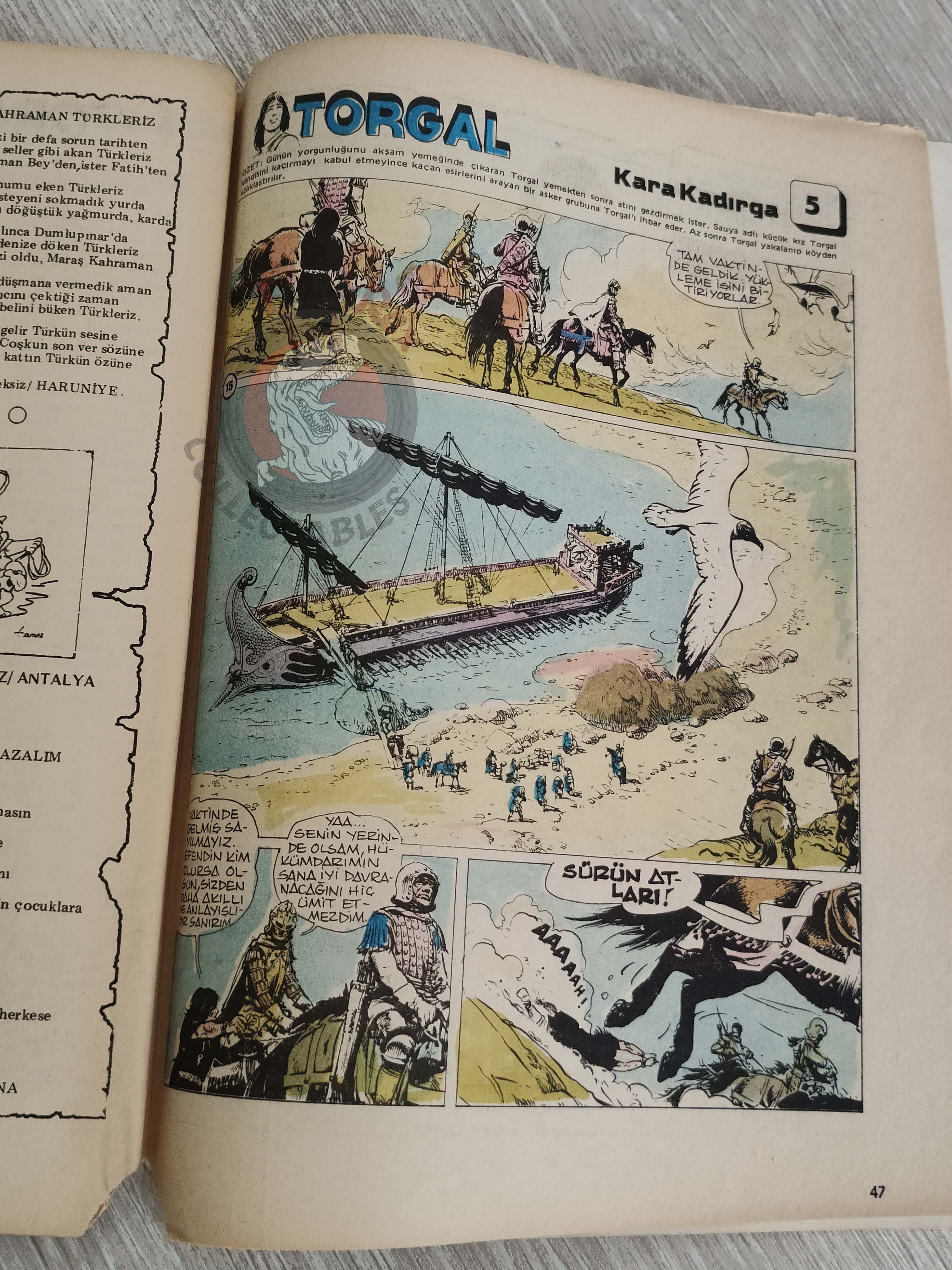 Tercüman Çocuk #33 1982 Turkish Comic Turkey Superman Star Wars #26 The Flintstones Thorgal