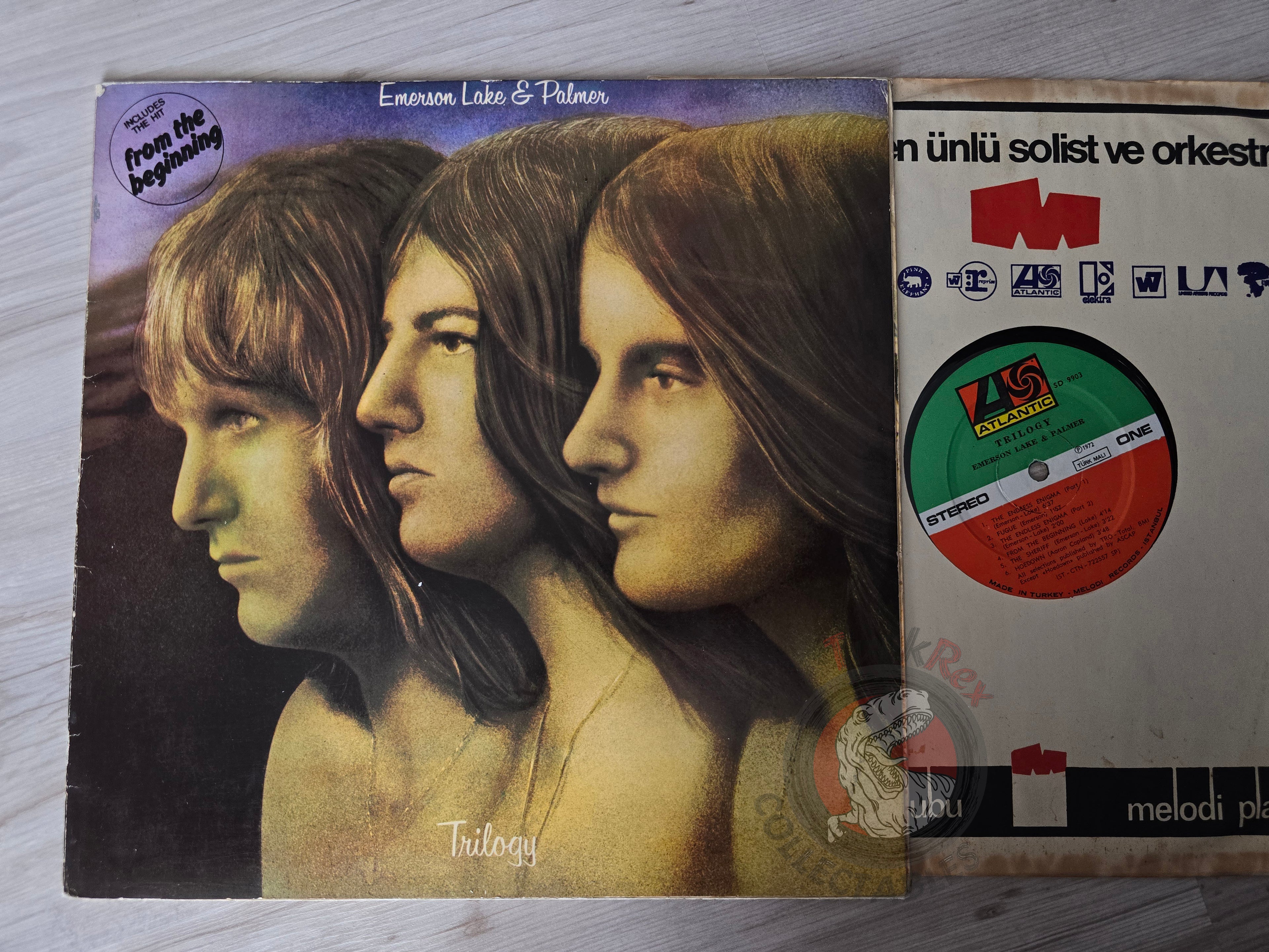 Emerson, Lake & Palmer – Trilogy  Turkish Pressing Vinyl Turkey Edition