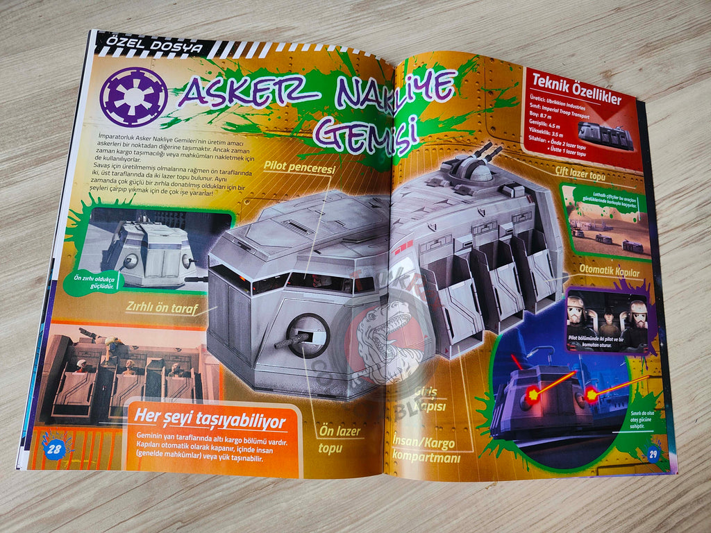 Star Wars Rebels Magazine #13 2015 Turkish Comic Mag Turkey with mask