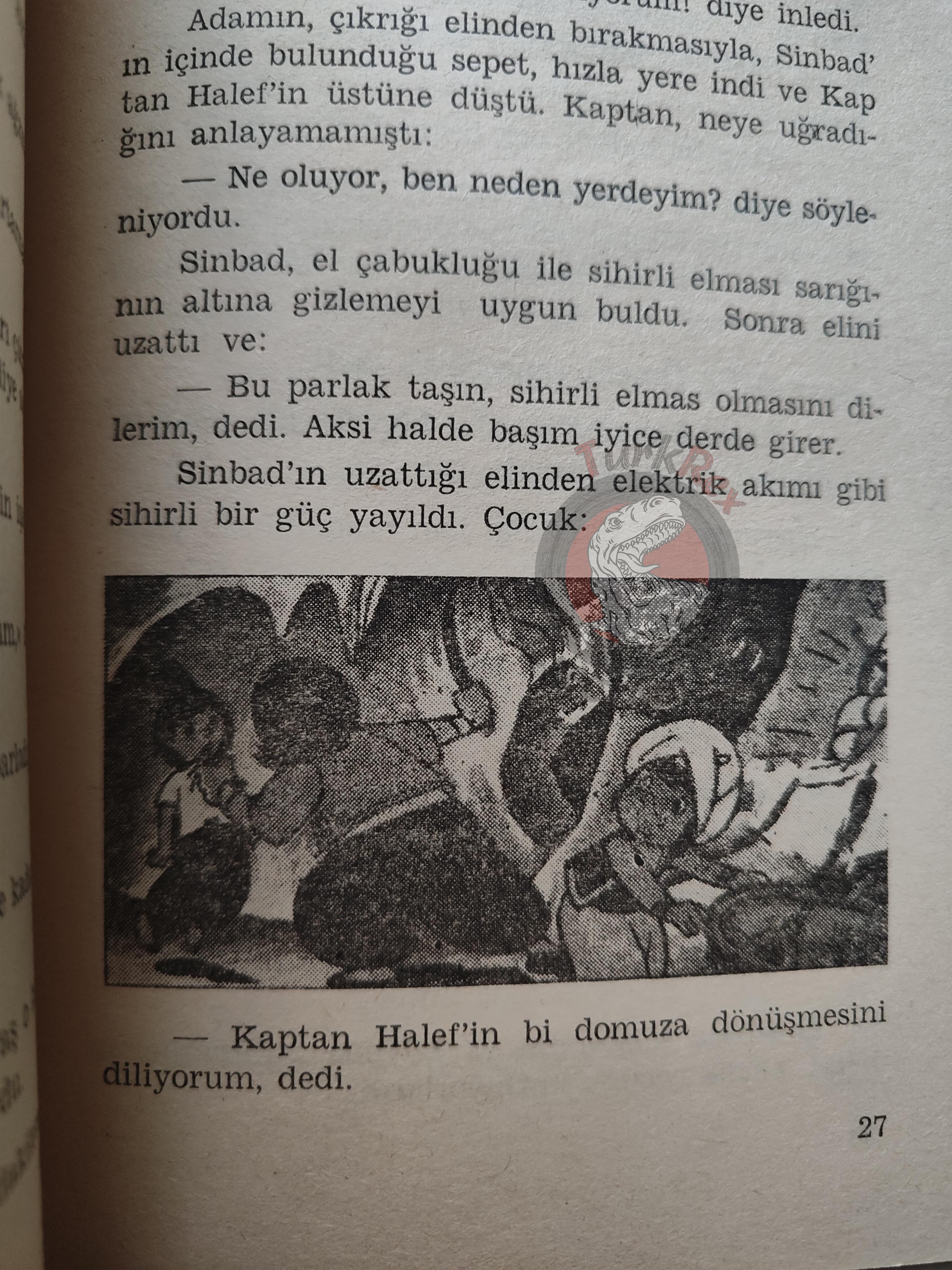Sinbad the Sailor 1980 Turkish Book Turkey 1001 Nights Illustrated Shera