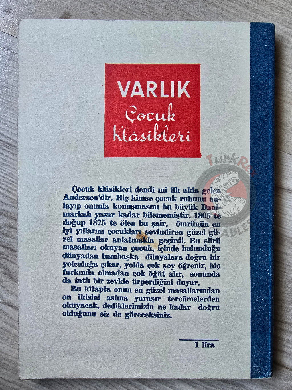 Hans Christian Andersen – Andersen's Fairy Tales 1957 Turkish Book Turkey Illustrated