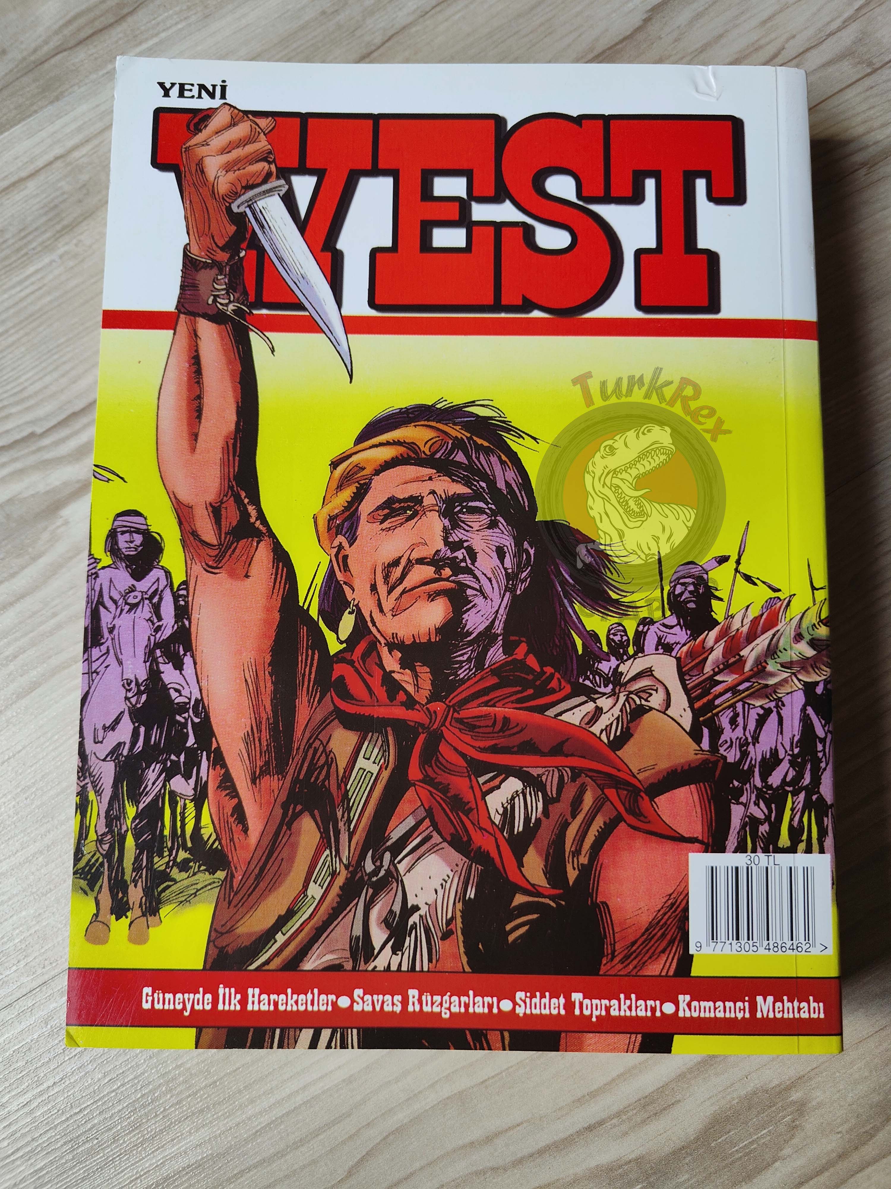 Storia del West Vol #6 La Lunga Cavalcata Turkish Comic Turkey #21 #22 #23 #24