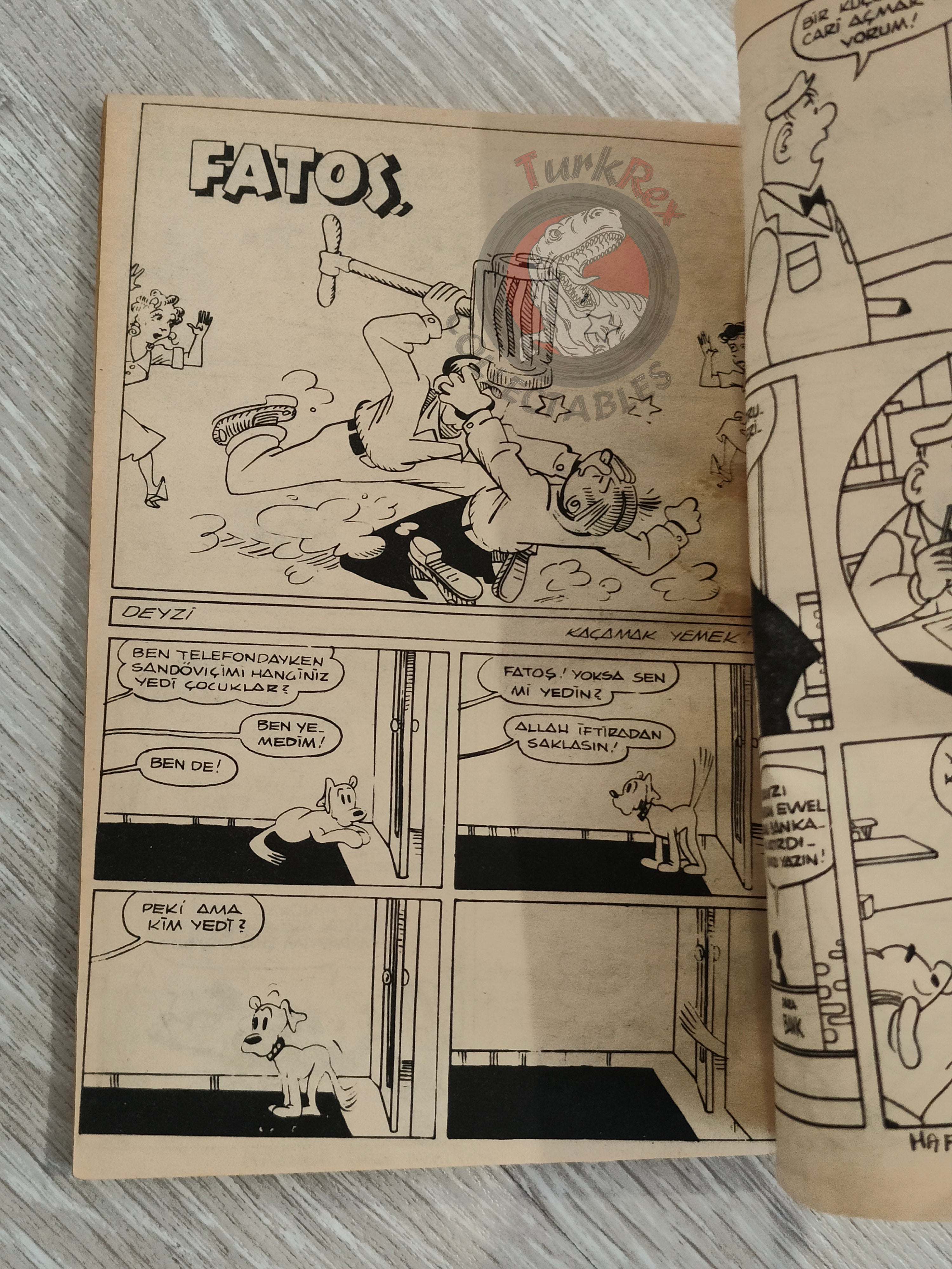 Johan et Pirlouit #23 1982 Turkish Comic Turkey Le Serment des Vikings #5 Pinocchio