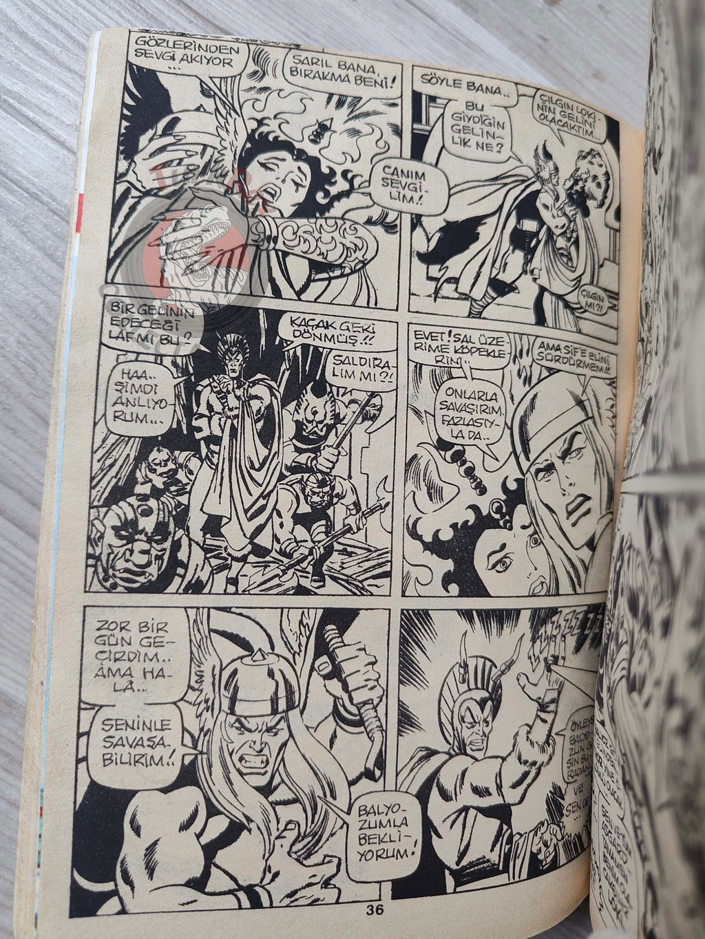 Thor #4 1985 Turkish Comic Turkey The Mighty Thor #193–196 Silver Surfer