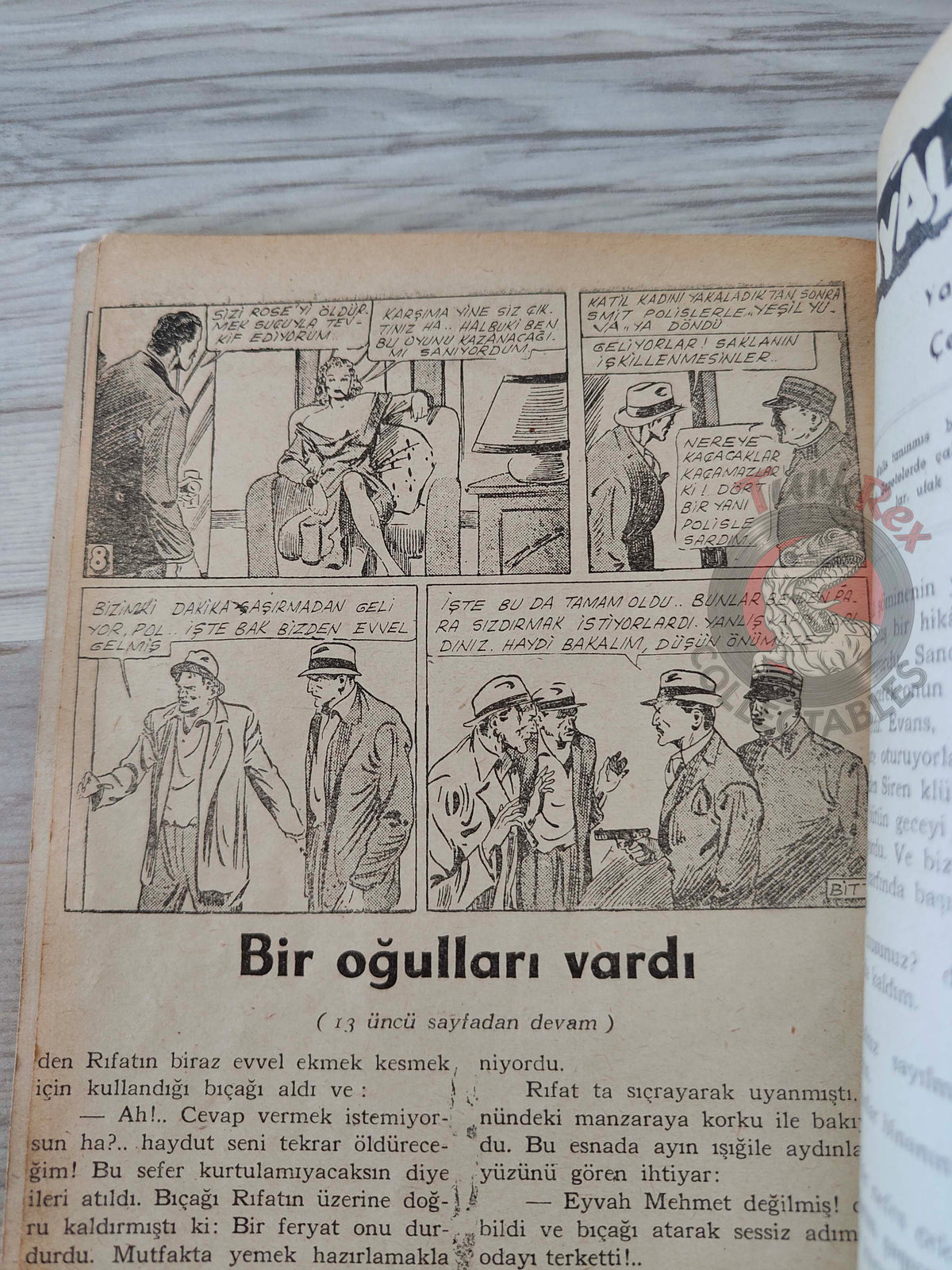1001 Roman 1944 The Green Nest Turkish Comic Mag Turkey