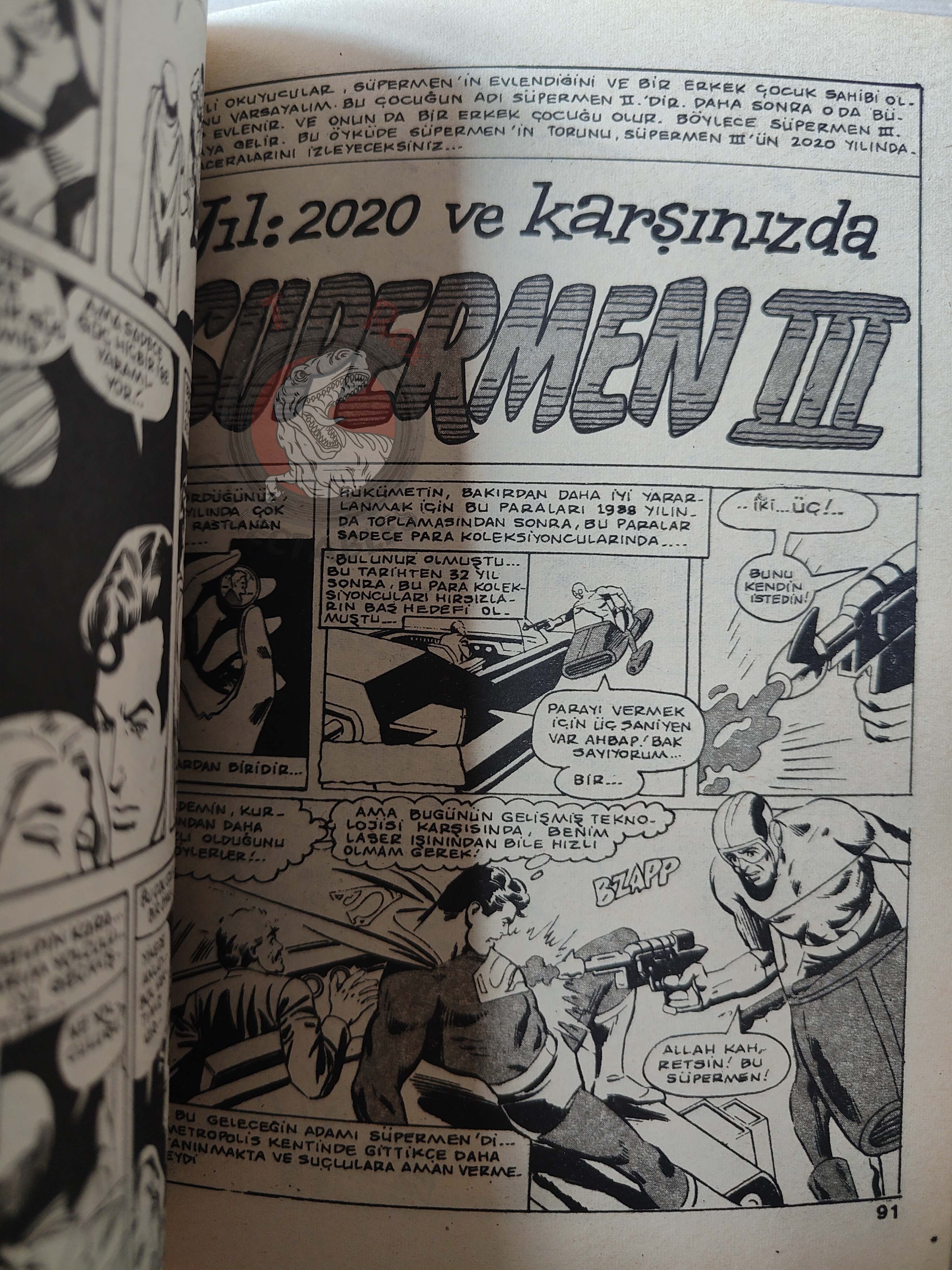 Superman #26 1984 Turkish Comic Turkey #357 Action Comics #534 #535 #536 #537