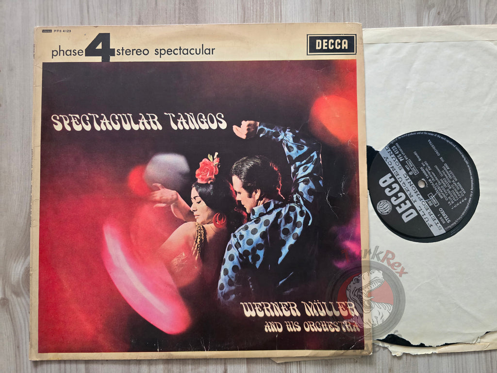 Werner Müller And His Orchestra – Spectacular Tangos Turkish Pressing Vinyl Turkey Edition