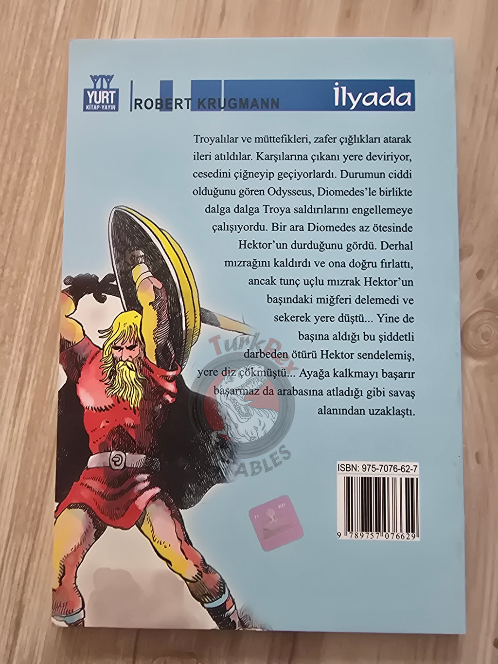 Iliad – Robert Krugmann 2003 Turkish Book Turkey Illustrated by Turkish Artist