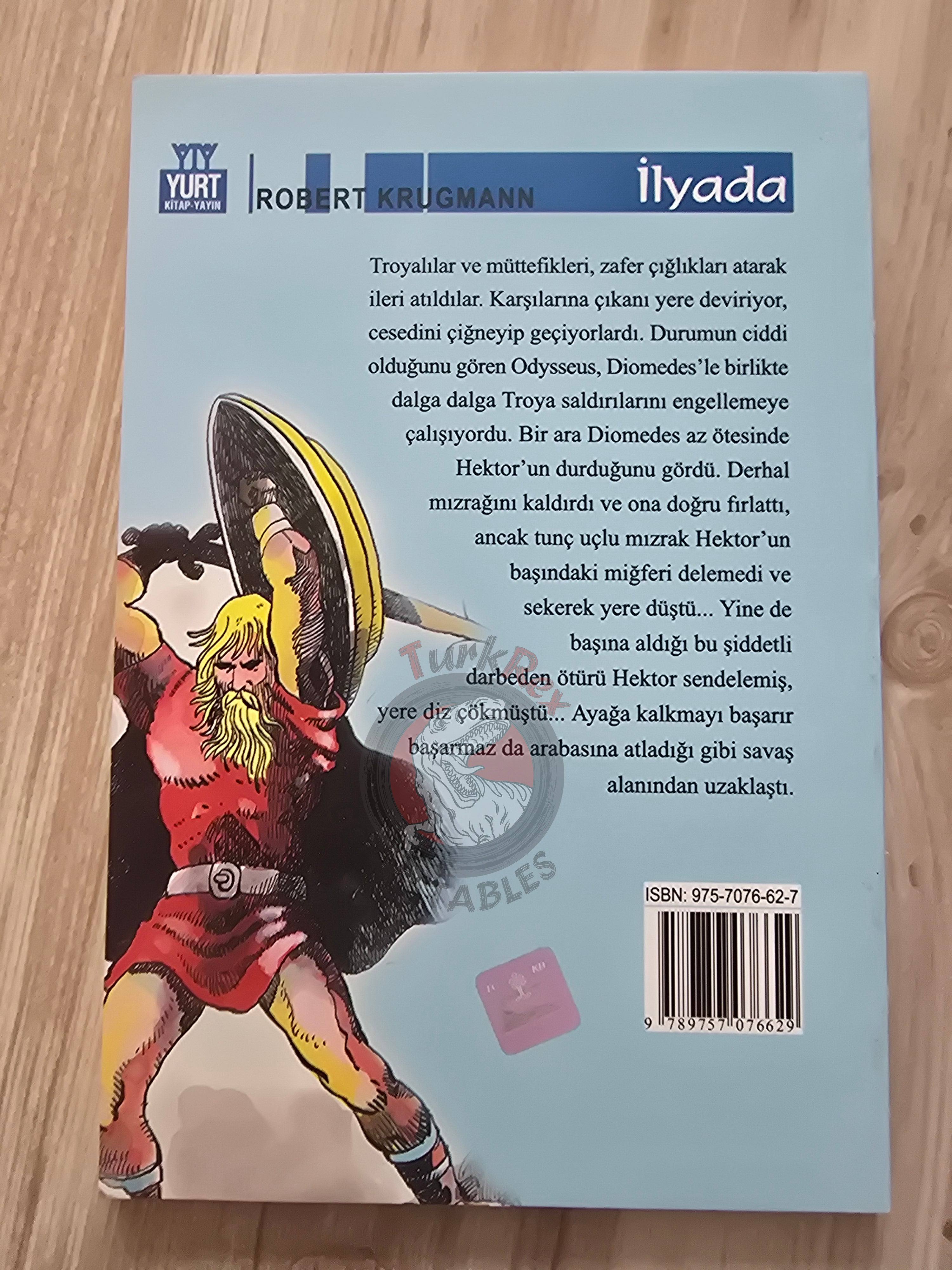 Iliad – Robert Krugmann 2003 Turkish Book Turkey Illustrated by Turkish Artist