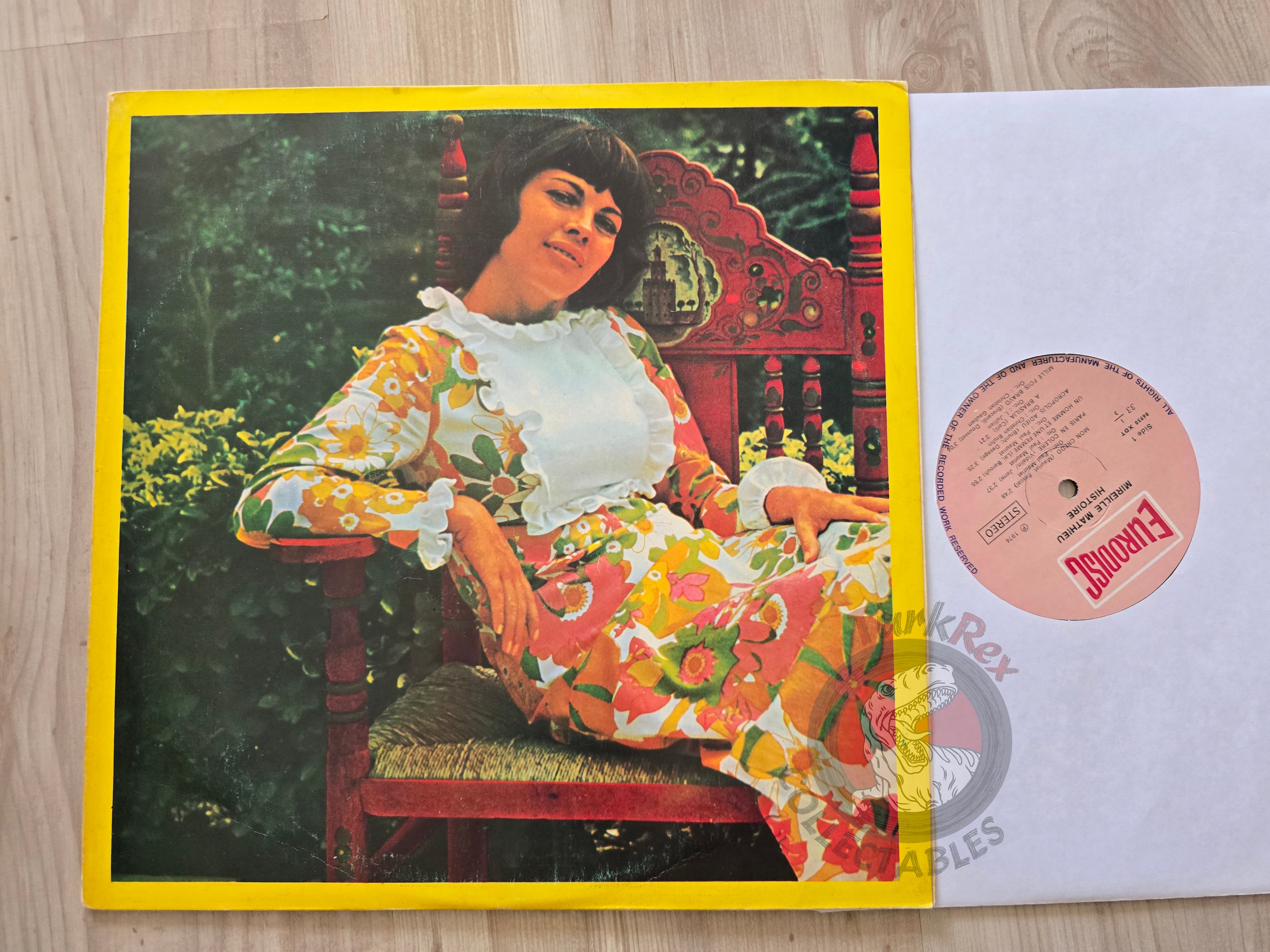 Mireille Mathieu – Histoire Turkish Pressing Vinyl Turkey Edition