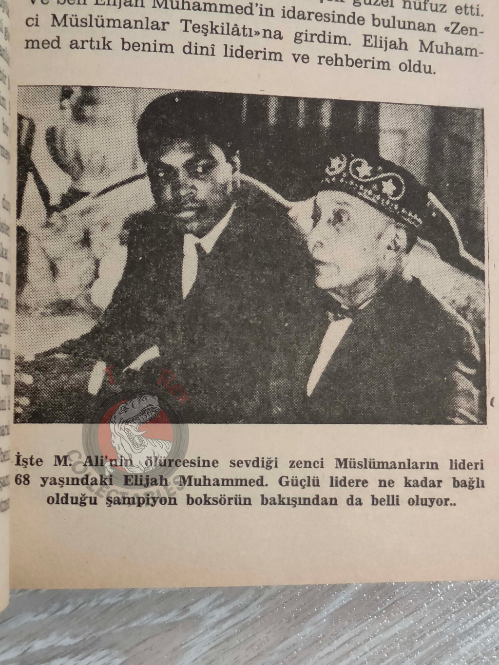 Muhammad Ali Biography 1975 Turkish Book Turkey Only Bio Illustrated