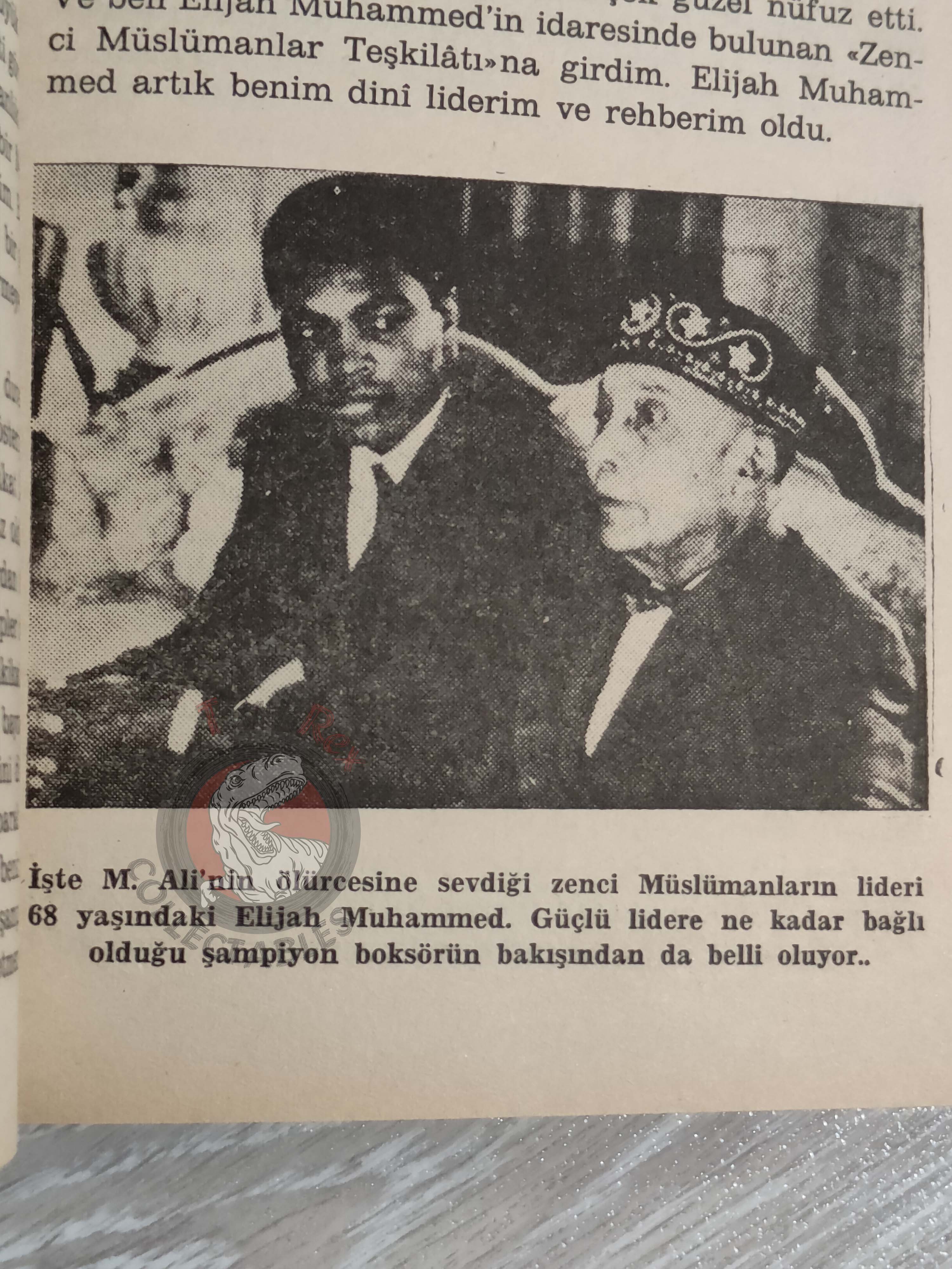 Muhammad Ali Biography 1975 Turkish Book Turkey Only Bio Illustrated