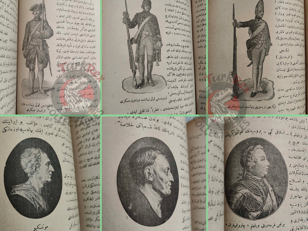 Ottoman 1923 General History Modern Age Book with many Maps Ali Reşad Empire Africa Asia