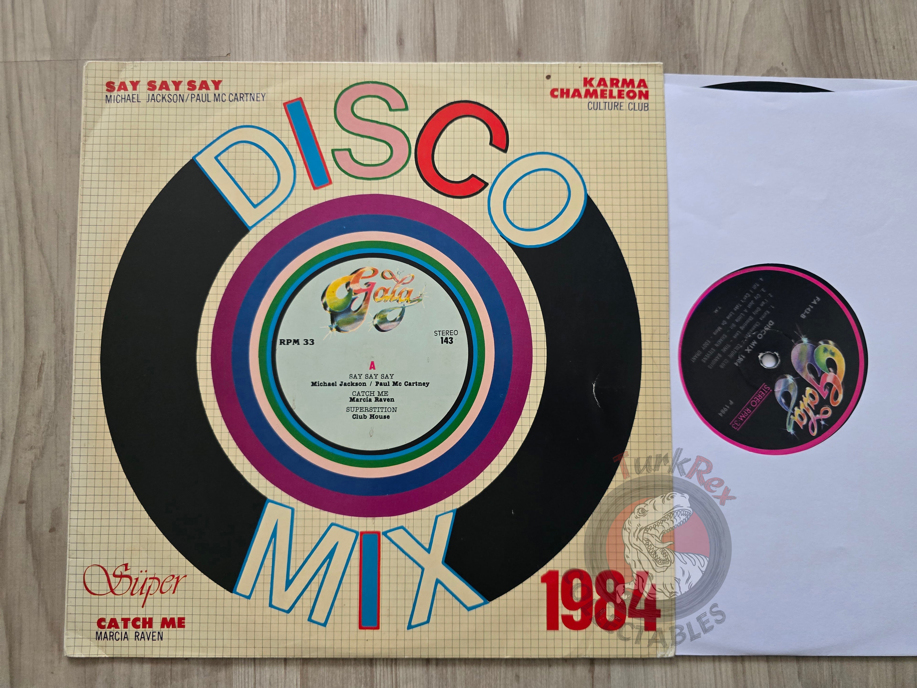 Various – Disco Mix 1984 Turkish Pressing Vinyl Turkey Edition Michael Jackson