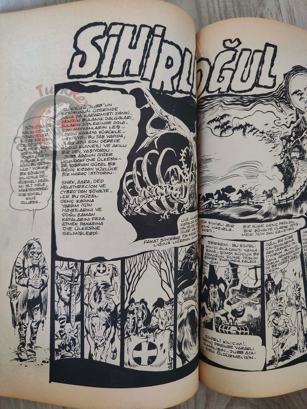 Korku February 1973 Turkish Comic Turkey Vampirella #18 Warren Creepy Eerie