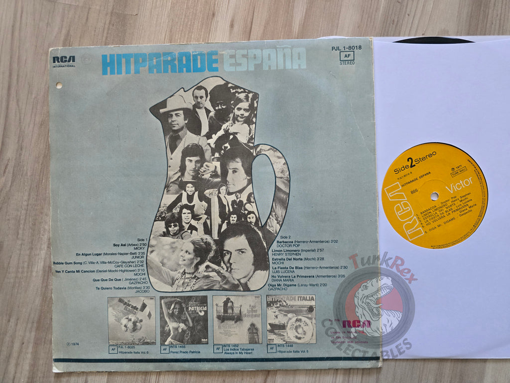 Various – Hitparade Espana Turkish Pressing Vinyl Turkey Edition