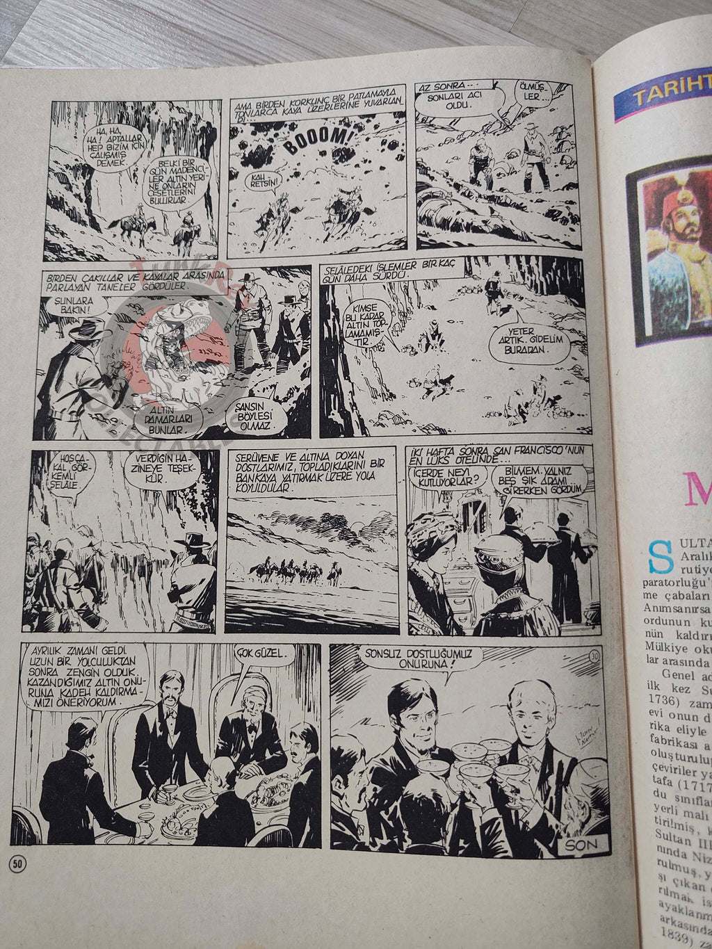 Milliyet Çocuk #51 1979 Turkish Comic Turkey Joyas Literarias Juveniles #137 Emilo Salgari