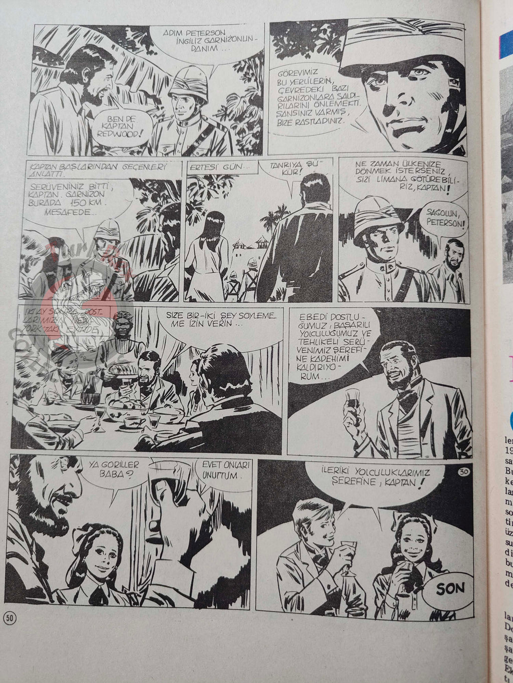 Milliyet Çocuk #41 1979 Turkish Comic Turkey Joyas Literarias Juveniles #110 Mayne Reid