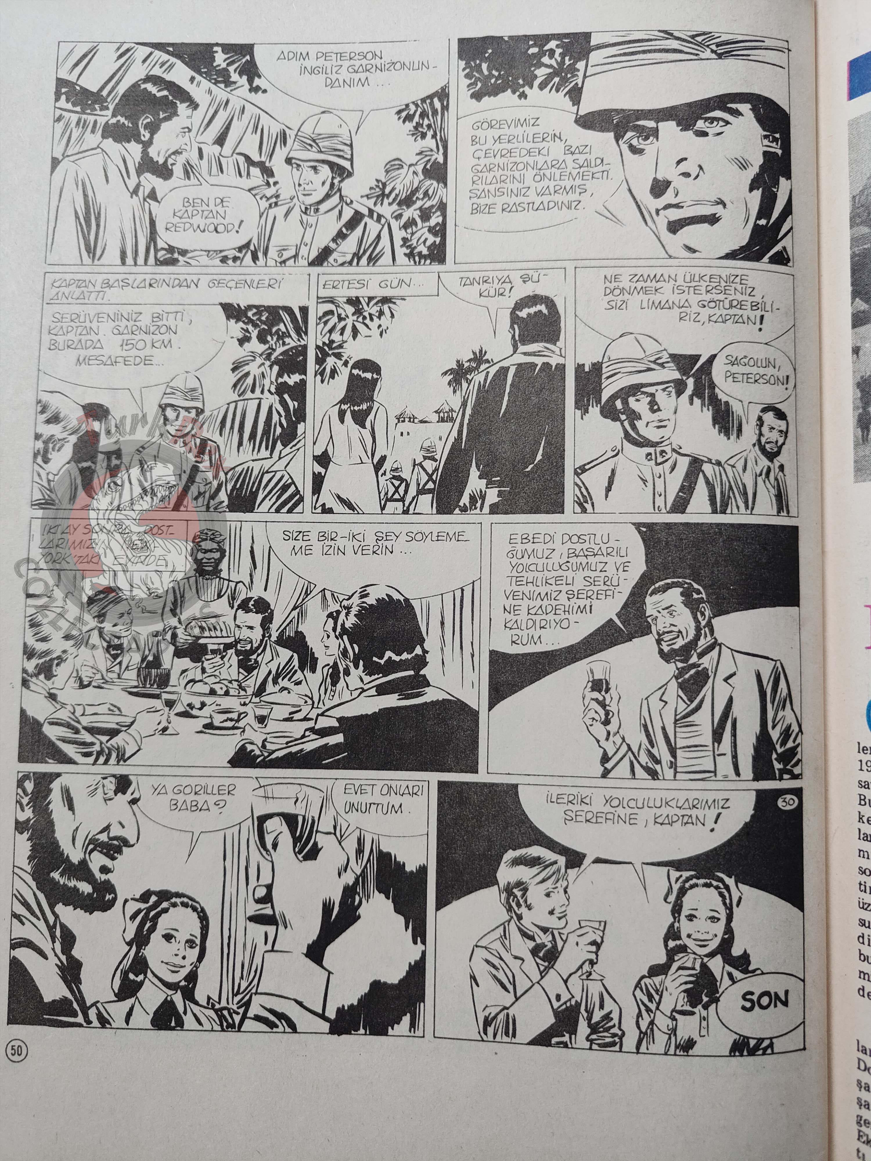 Milliyet Çocuk #41 1979 Turkish Comic Turkey Joyas Literarias Juveniles #110 Mayne Reid